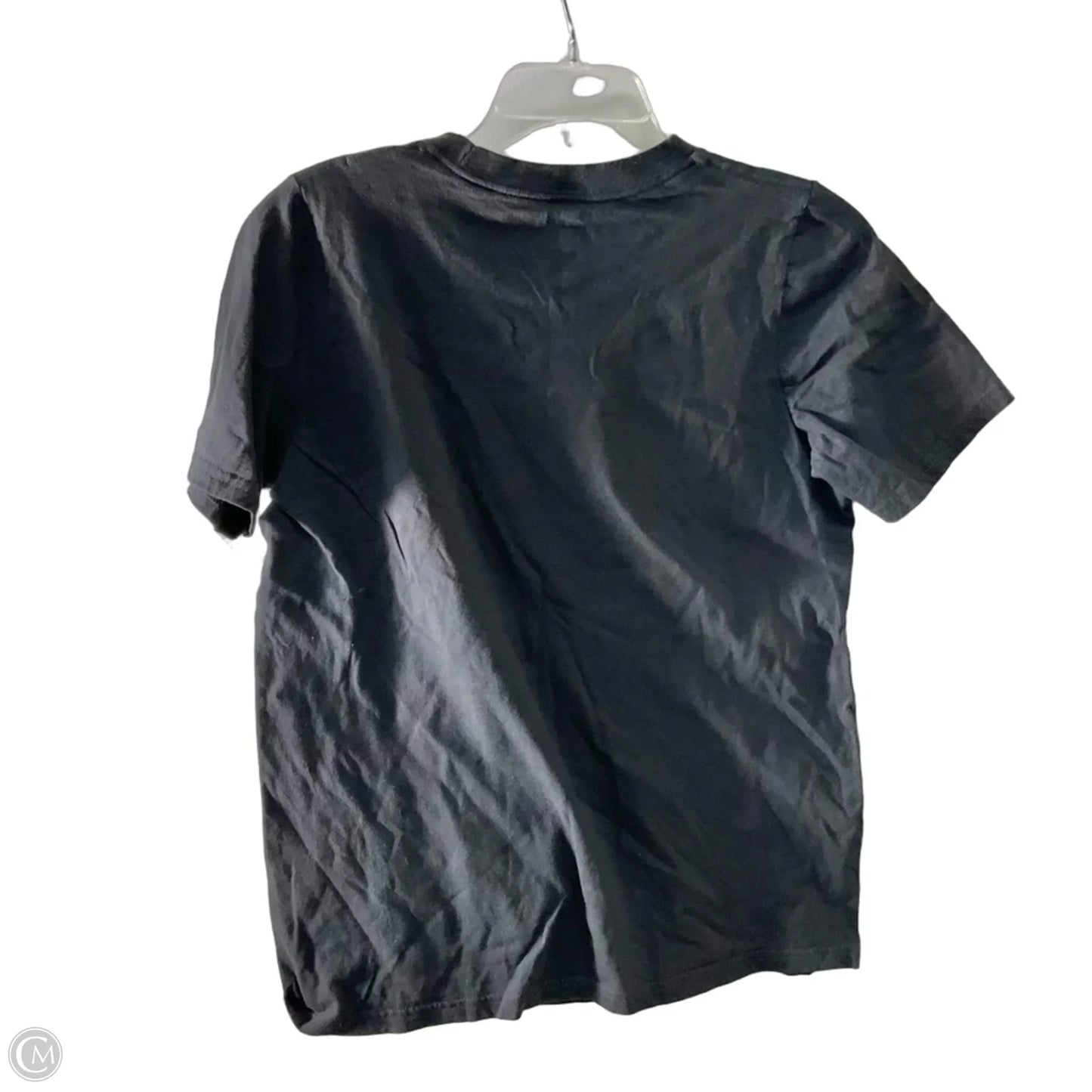 Athletic Top Short Sleeve By Nike Apparel In Grey & Orange, Size: L