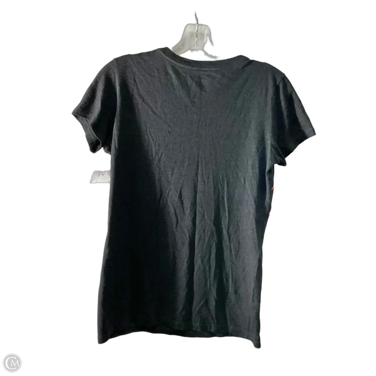 Athletic Top Short Sleeve By Nfl In Grey & Orange, Size: M