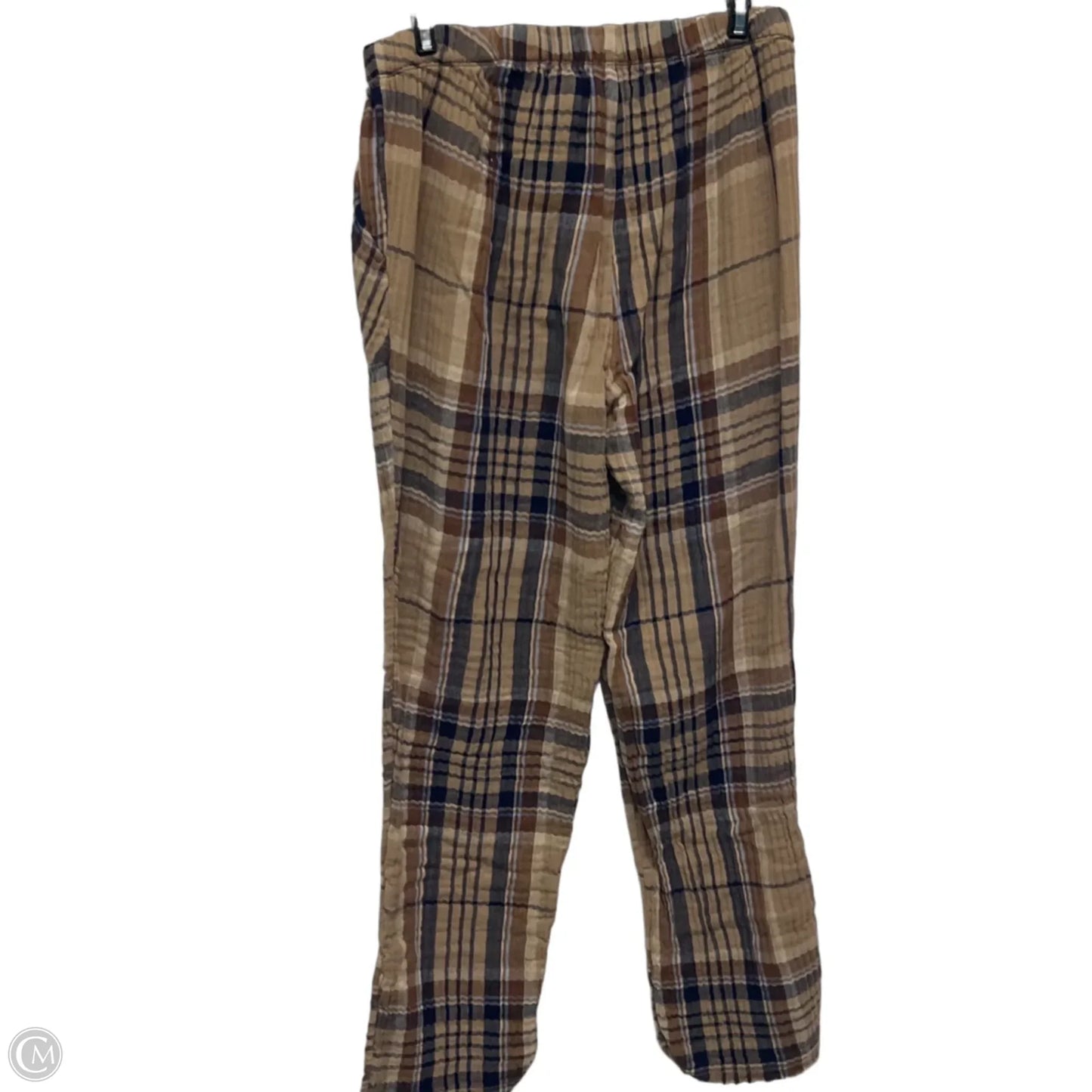 Pants Lounge By Aerie In Brown & Cream, Size: S