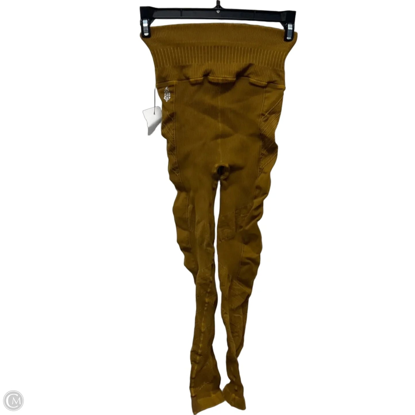 Athletic Leggings By Free People In Gold, Size: S