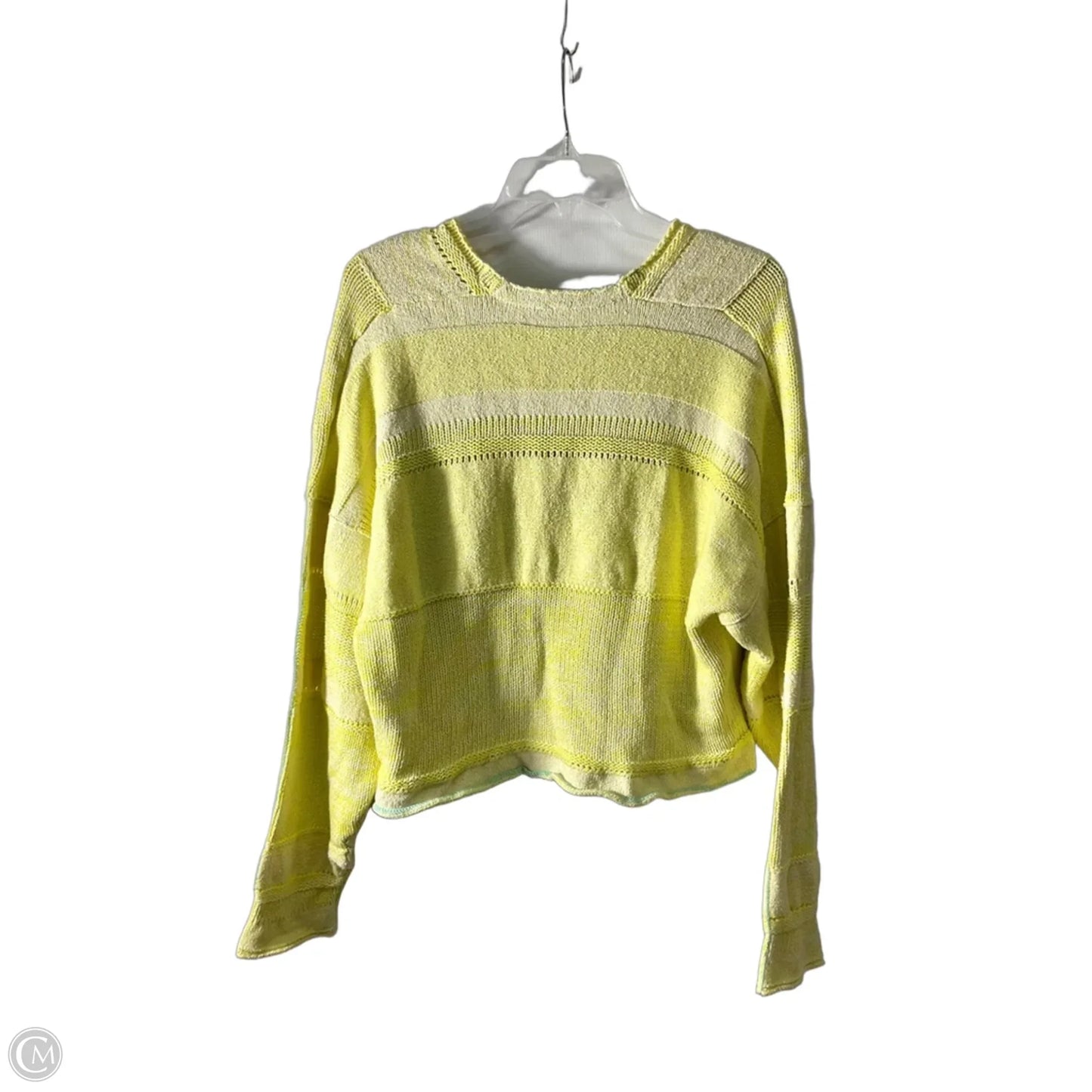 Sweater By Free People In Yellow, Size: L