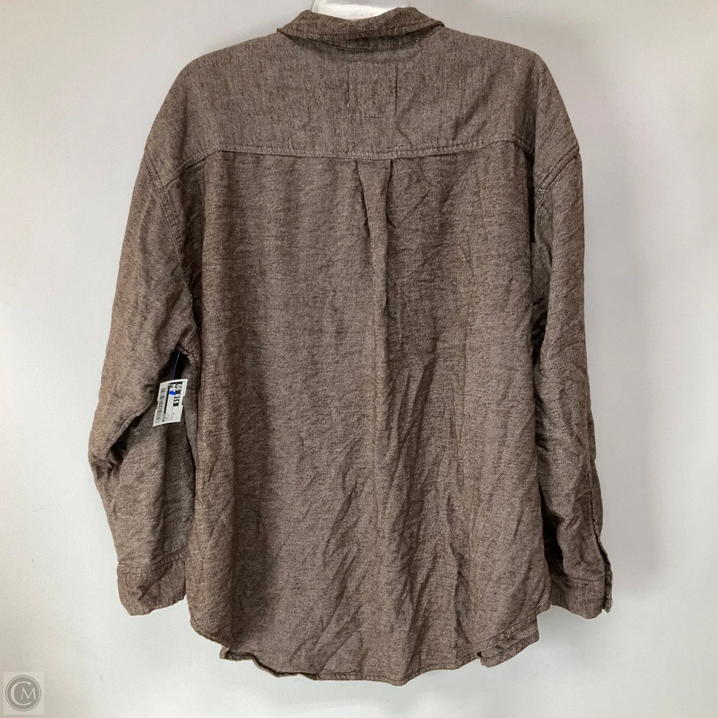 Top Long Sleeve By Aerie In Brown, Size: Xl