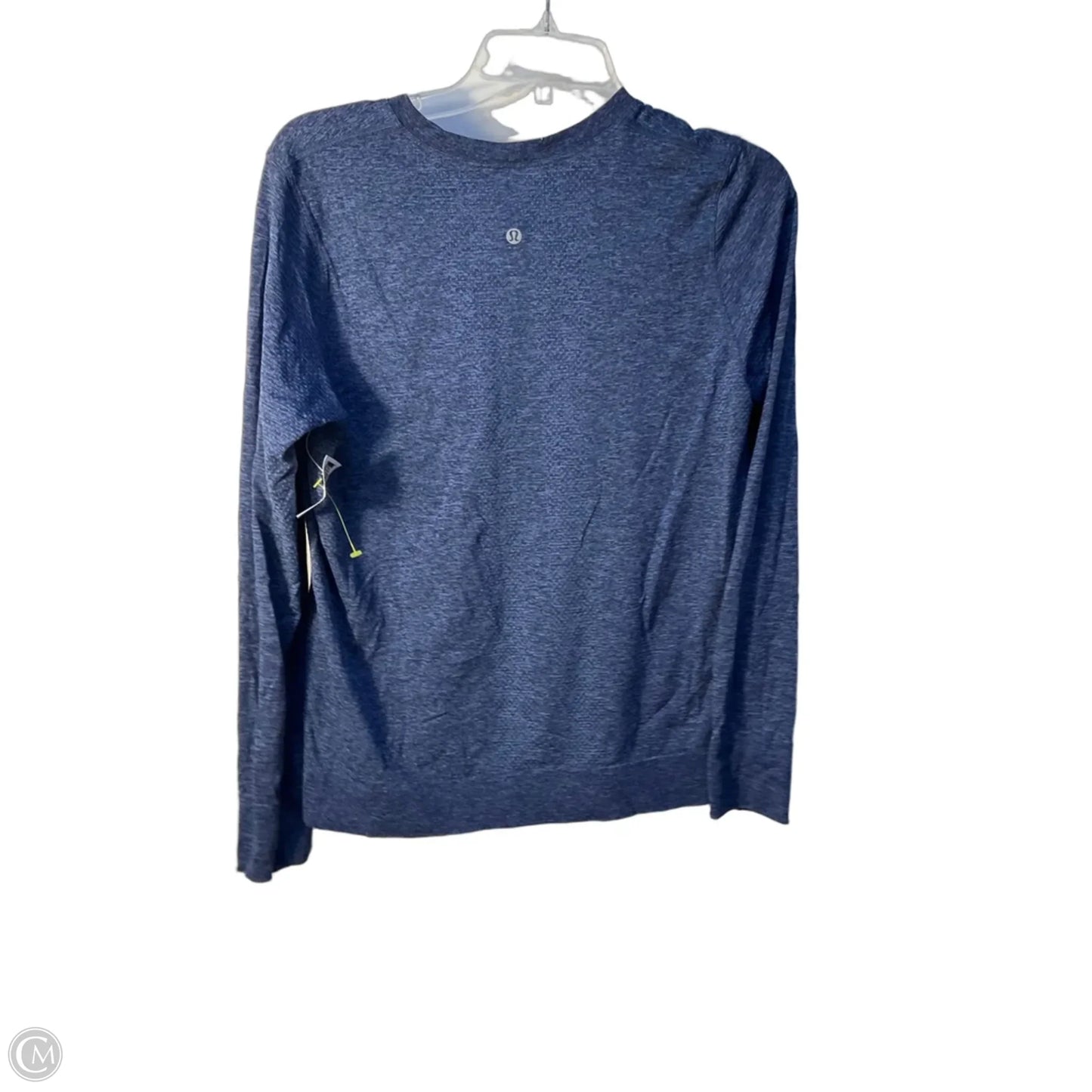 Athletic Top Long Sleeve Crewneck By Lululemon In Blue, Size: M