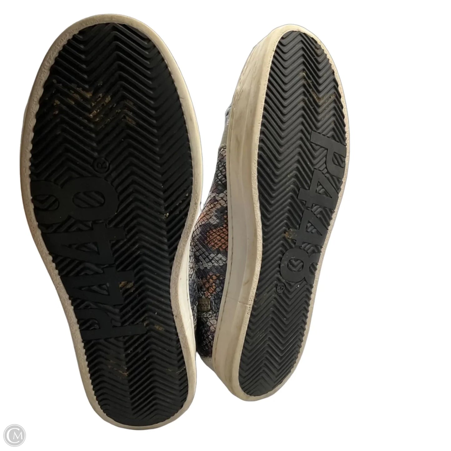 Shoes Sneakers By P448 In Snakeskin Print, Size: 10