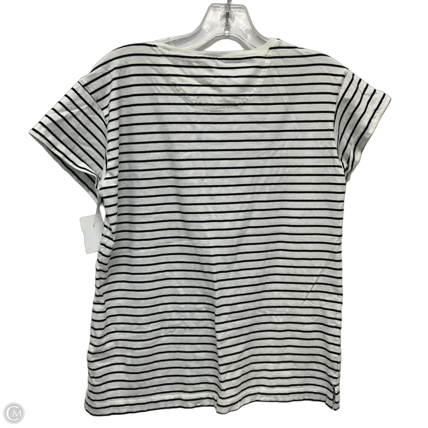 Top Short Sleeve By Anthropologie In Striped Pattern, Size: Xs