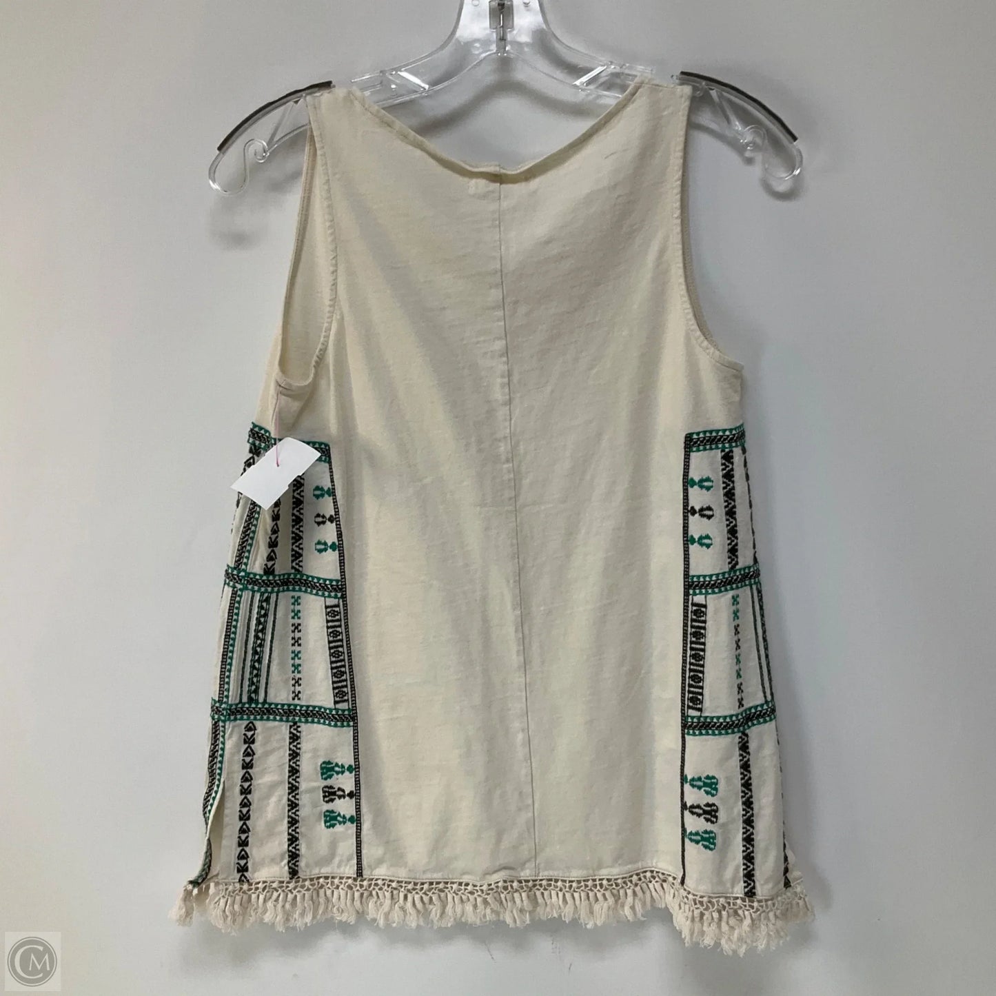 Top Sleeveless By Madewell In Cream, Size: Xs