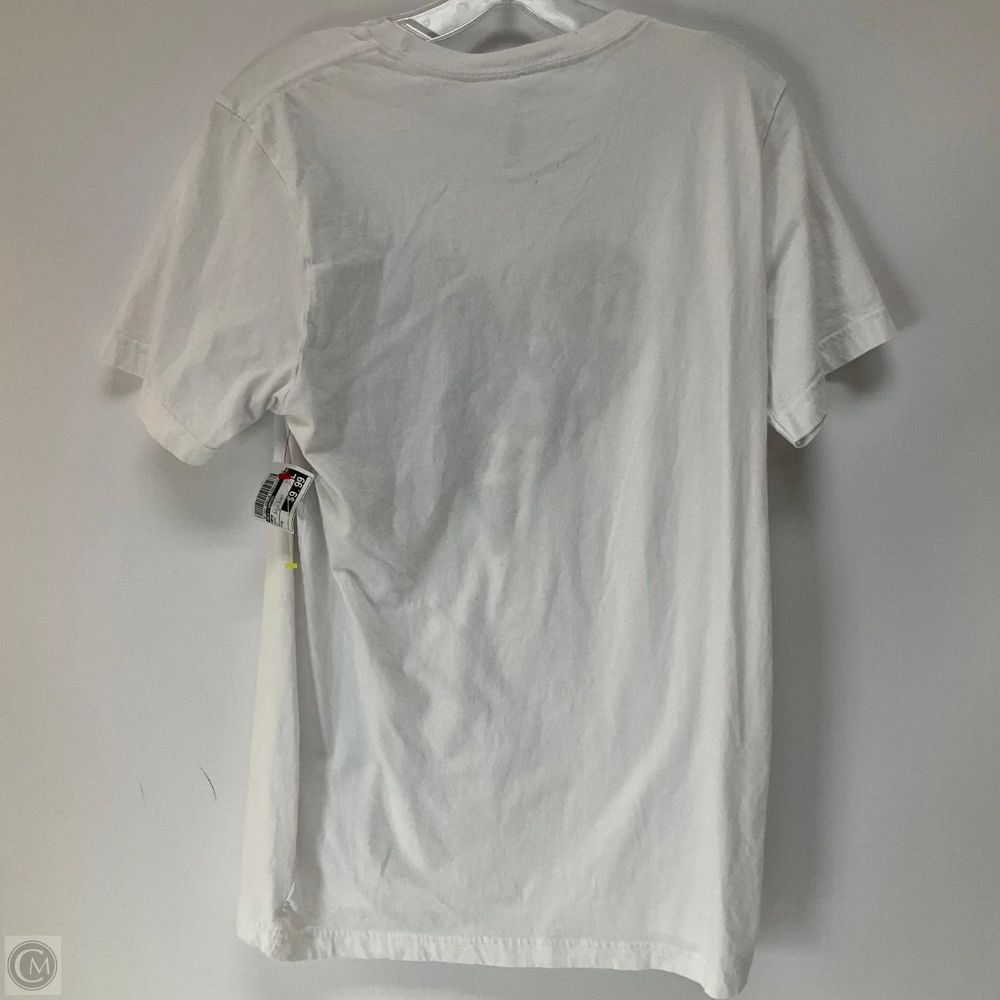 Top Short Sleeve By Bella + Canvas In White, Size: M