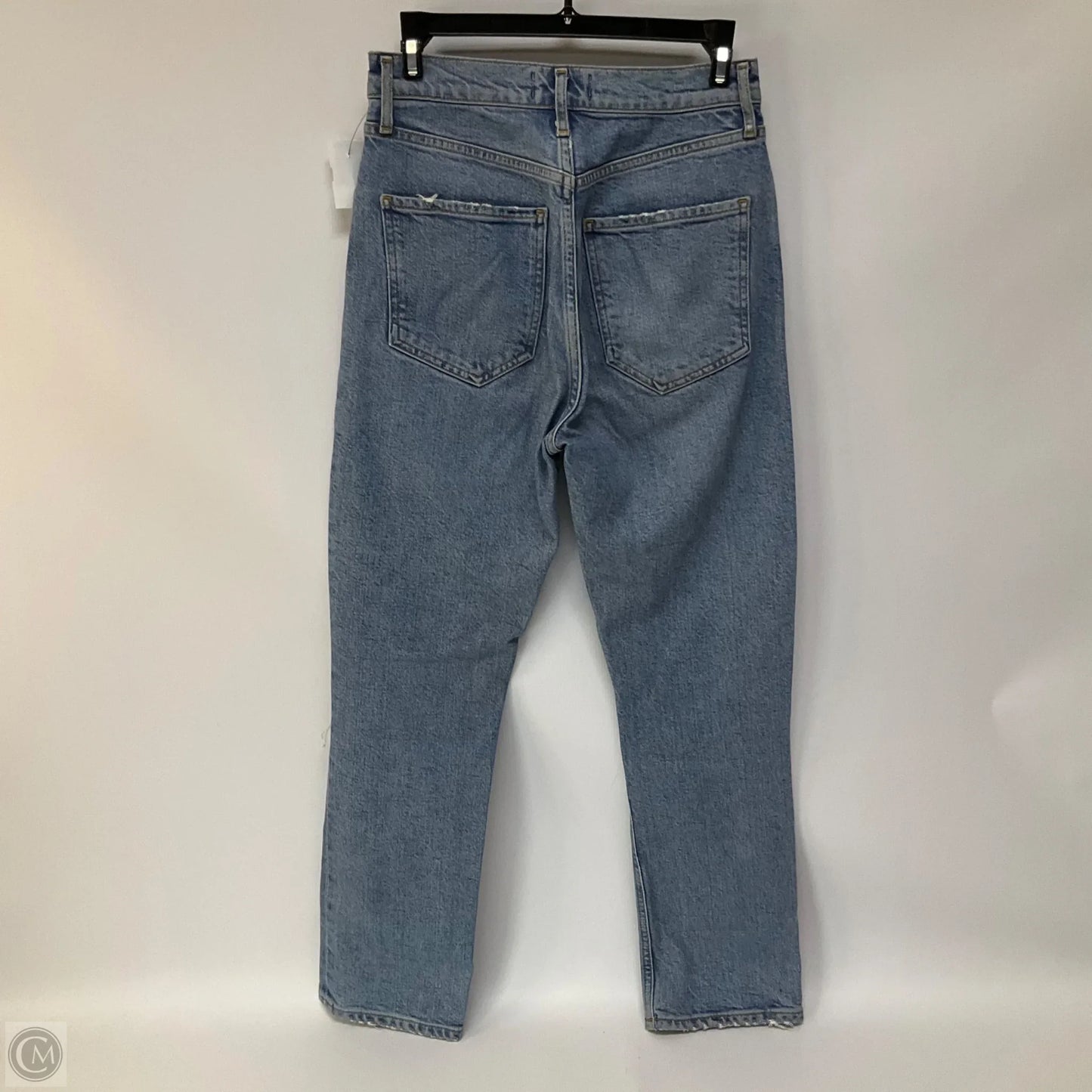 Jeans Straight By Agolde In Blue Denim, Size: 2
