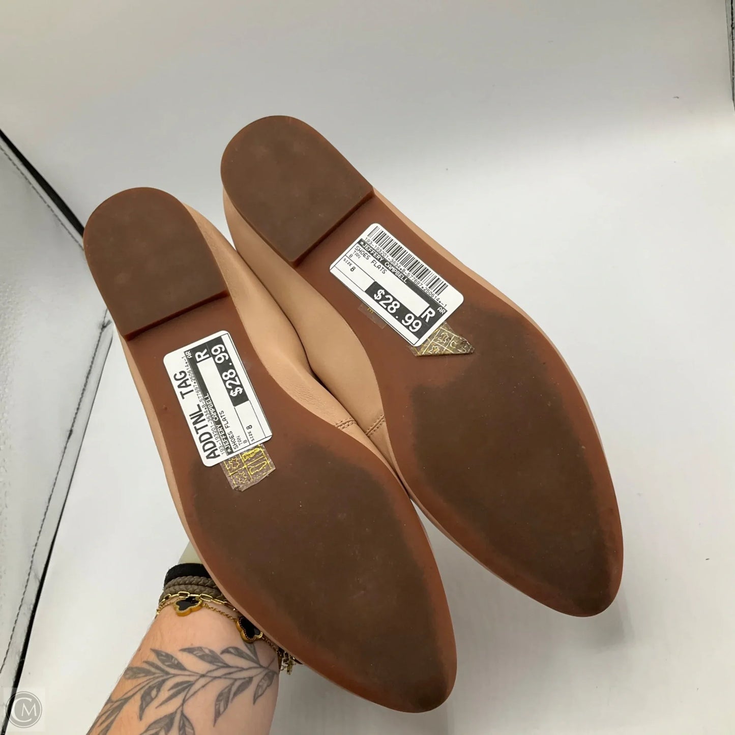 Shoes Flats By Jeffery Campbell In Tan, Size: 8