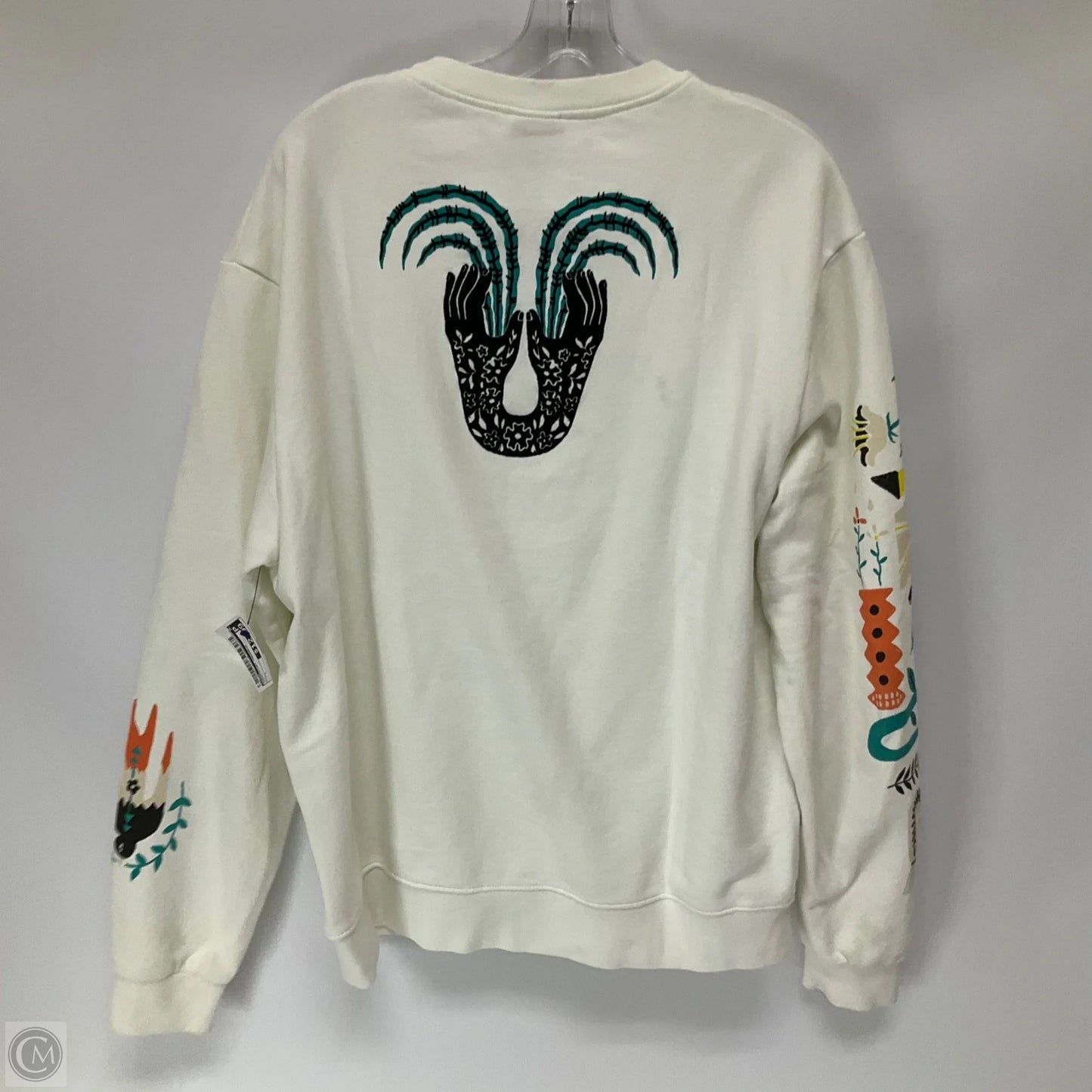 Sweatshirt Crewneck By Zara In Multi-colored, Size: L
