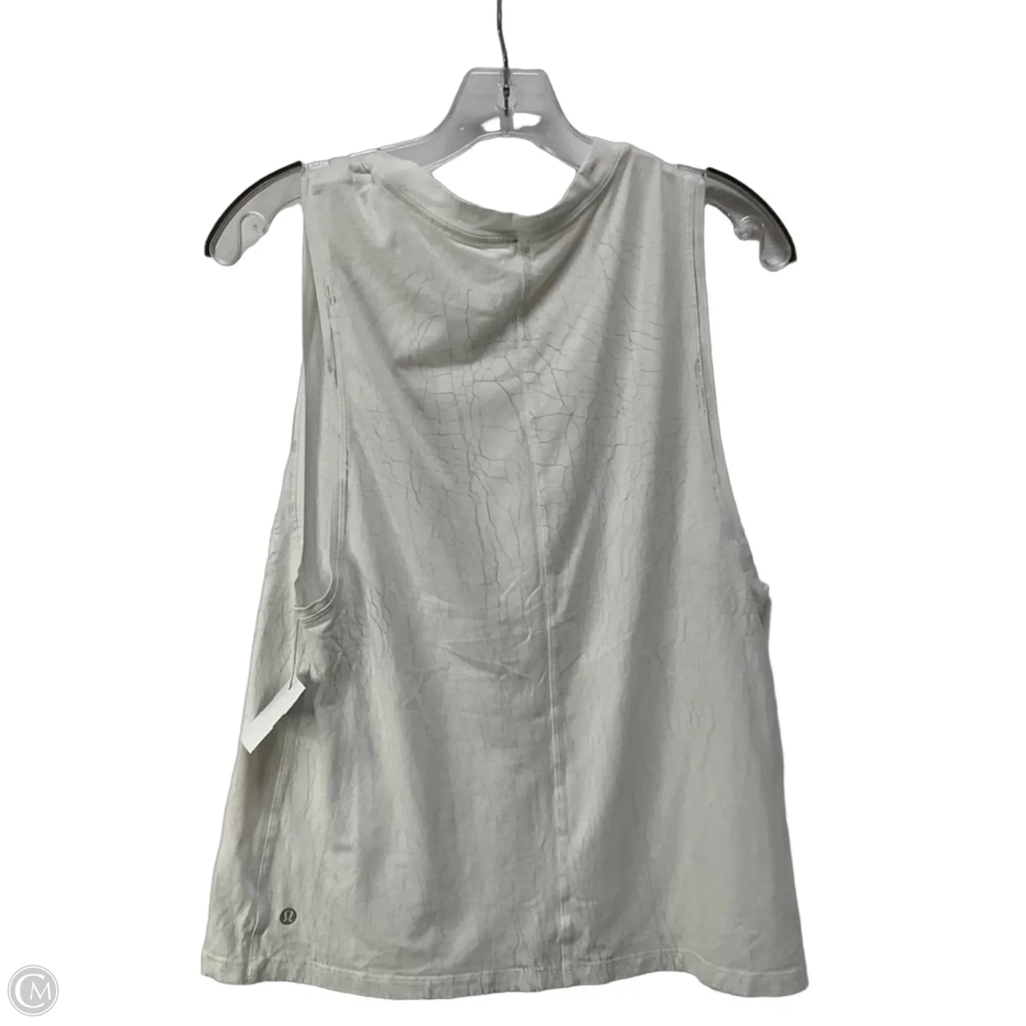 Athletic Tank Top By Lululemon In White, Size: 4