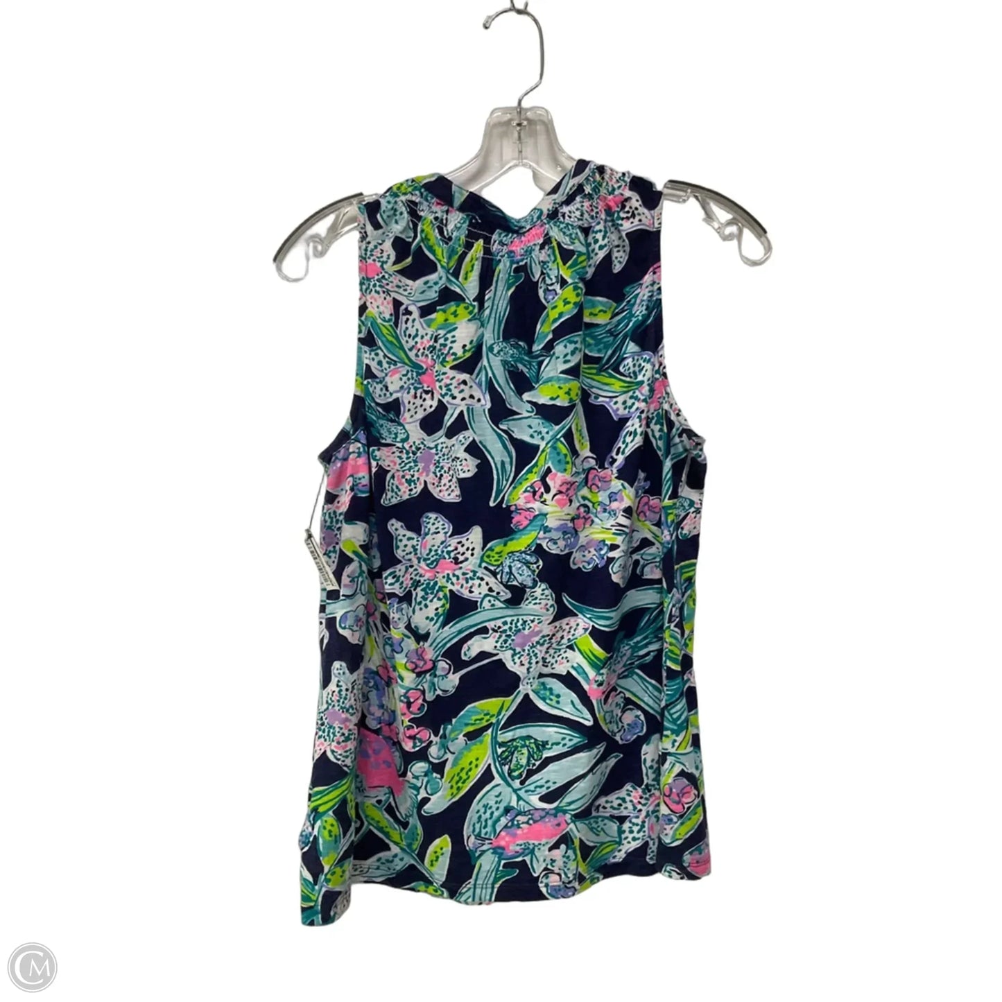 Tank Top Designer By Lilly Pulitzer In Navy, Size: M