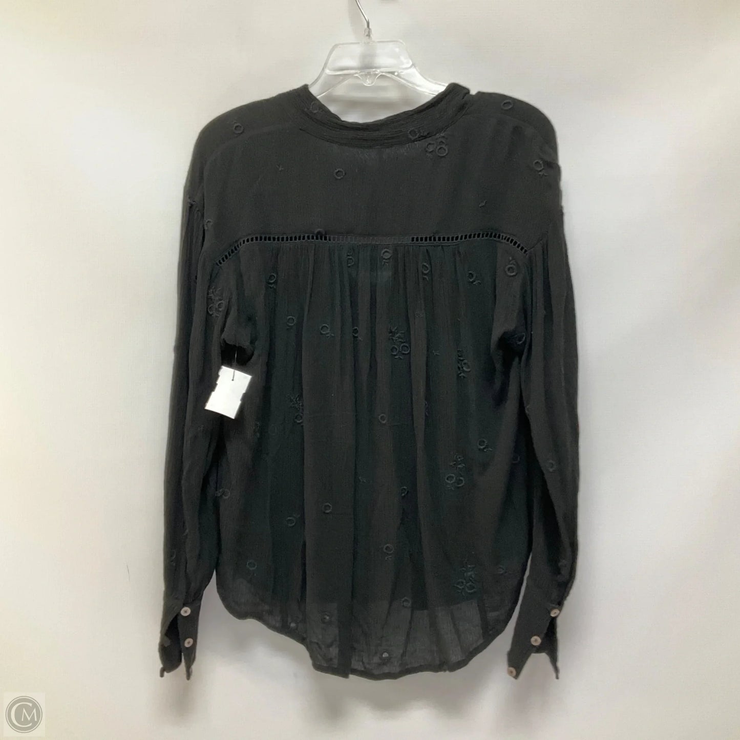 Top Long Sleeve By Free People In Black, Size: Xs