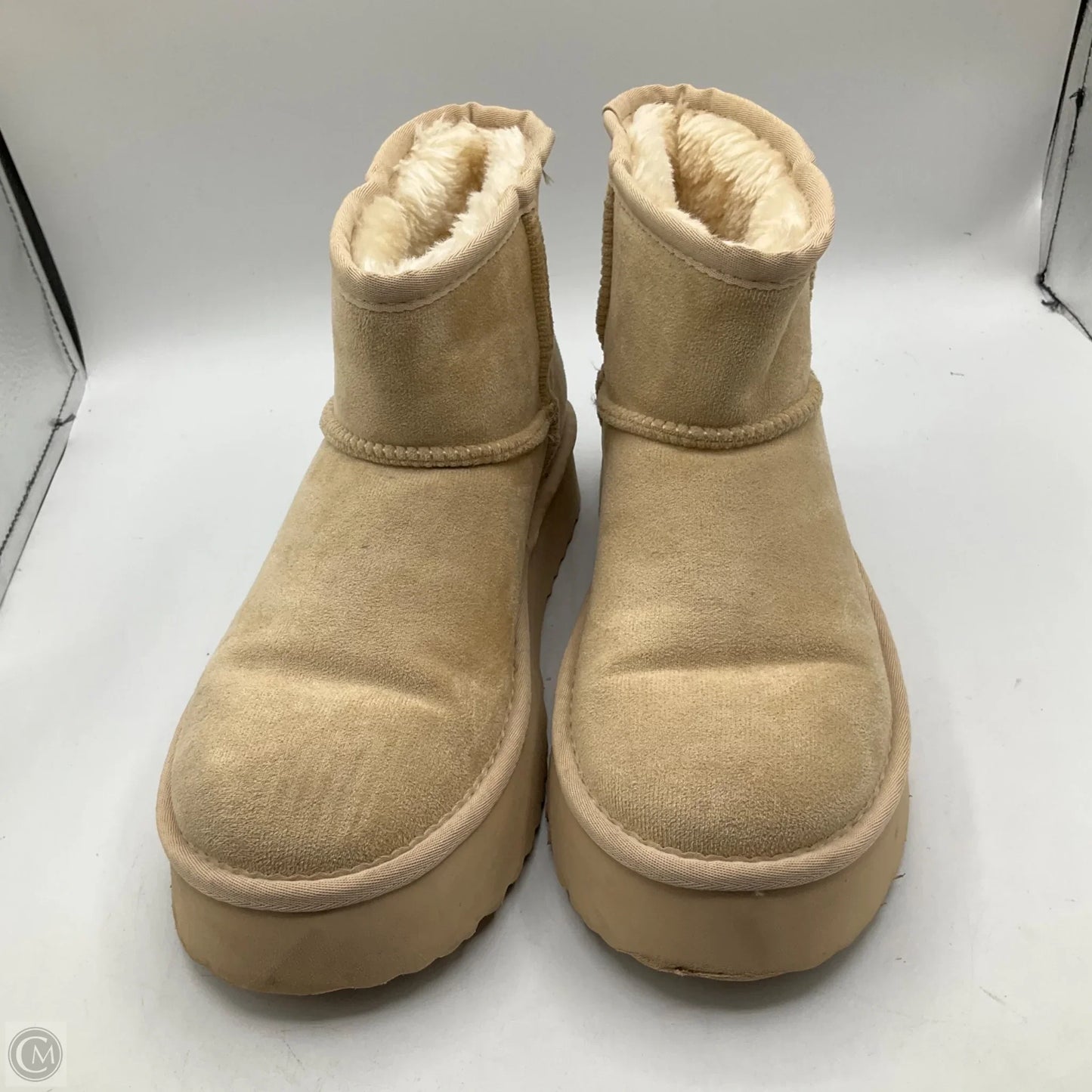 Boots Ankle Flats By Altard State In Cream, Size: 8
