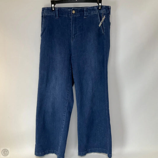 Jeans Wide Leg By Paige In Blue Denim, Size: 8