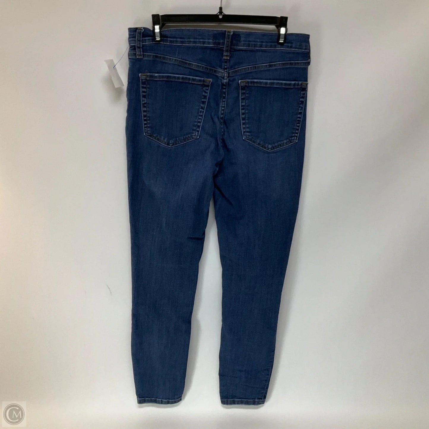 Jeans Skinny By Free People In Blue Denim, Size: 10
