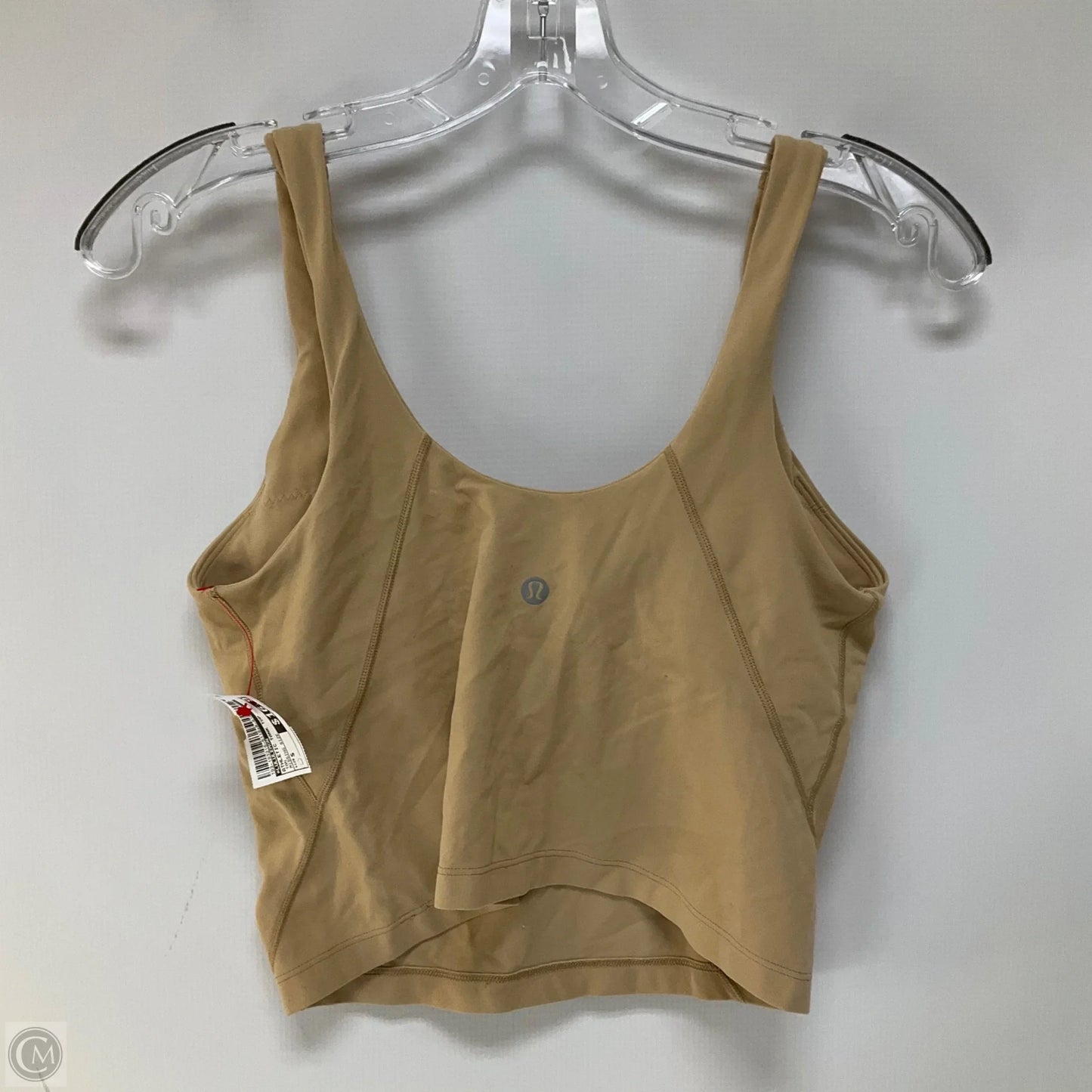 Athletic Tank Top By Lululemon In Tan, Size: S