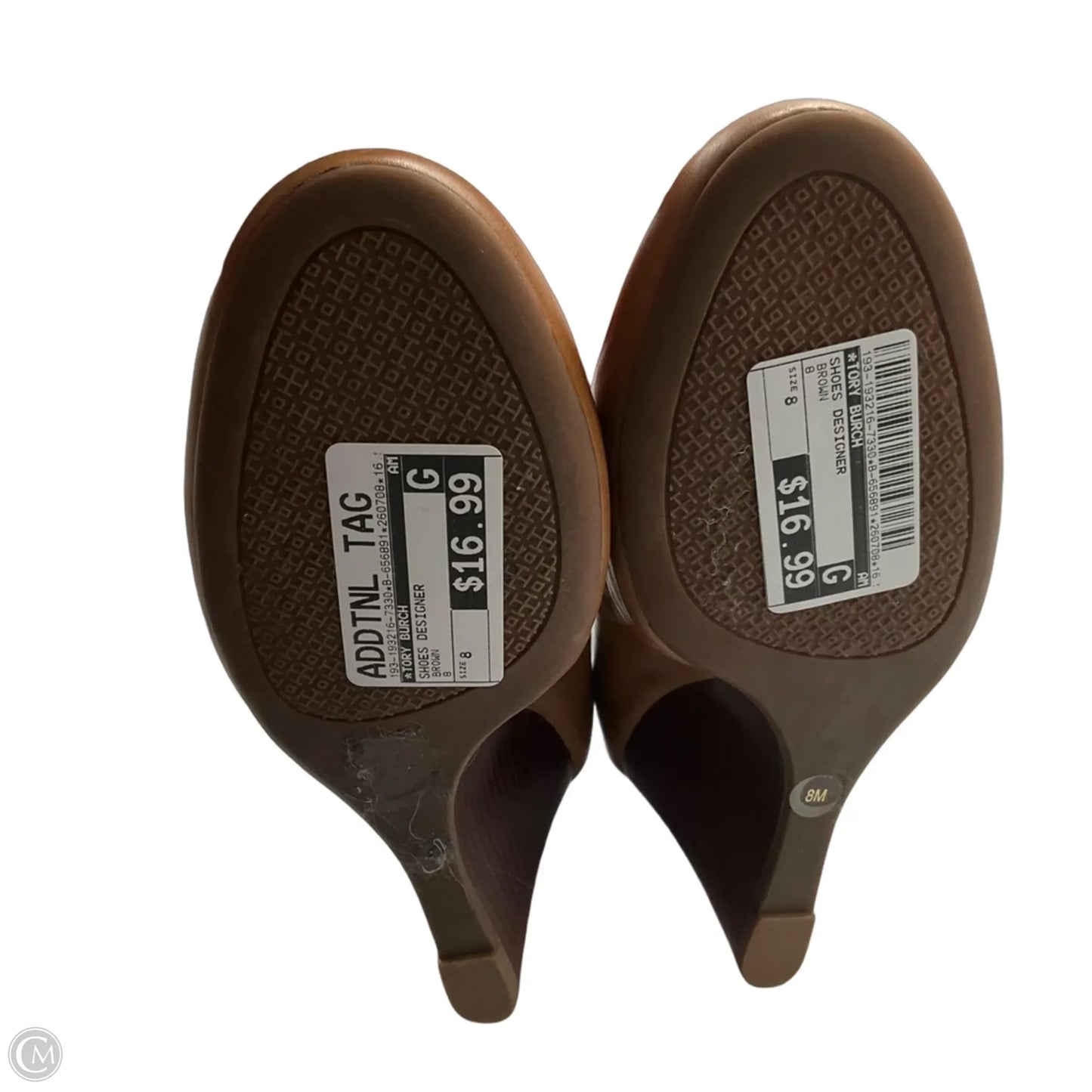 Shoes Designer By Tory Burch In Brown, Size: 8