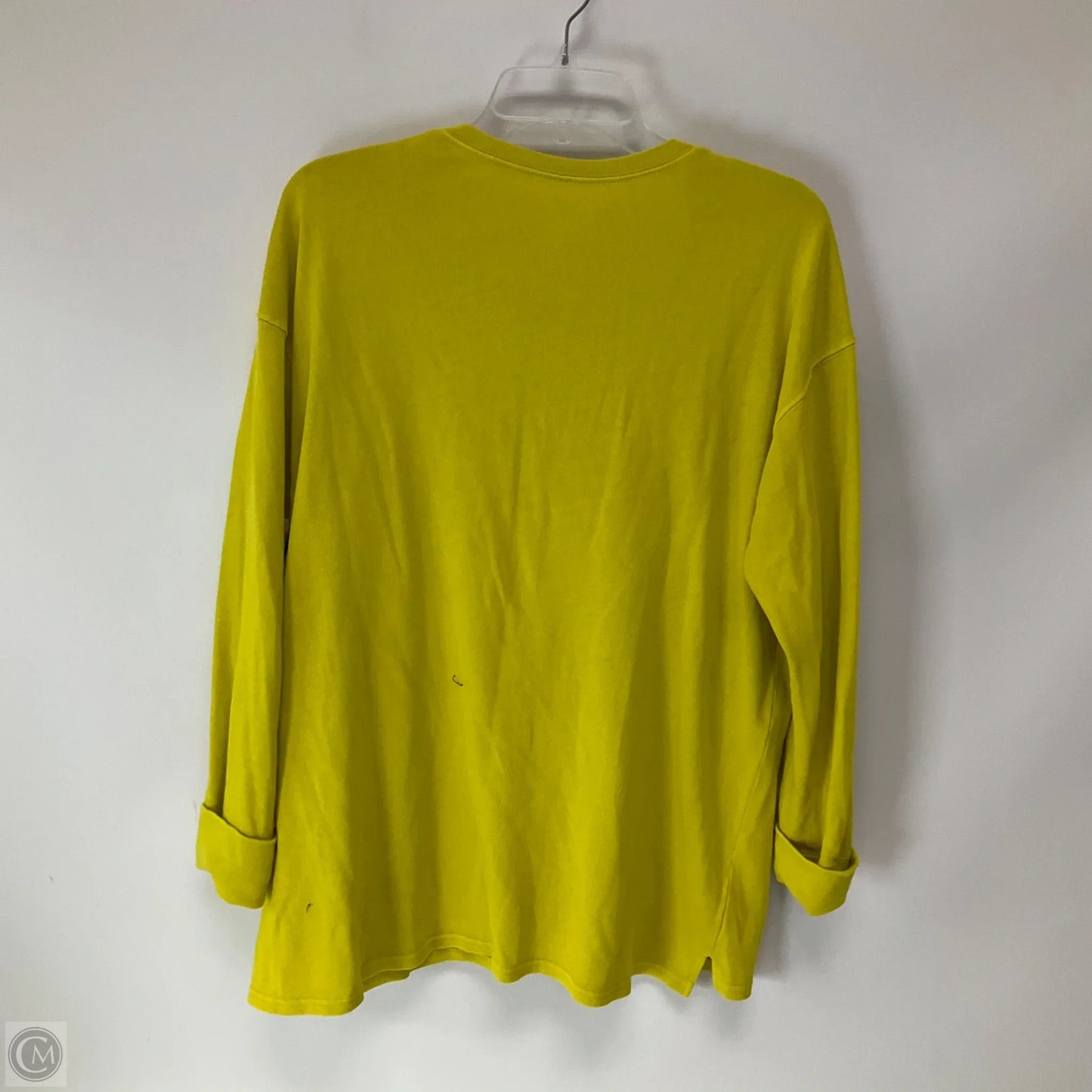 Top Long Sleeve By Aerie In Yellow, Size: L
