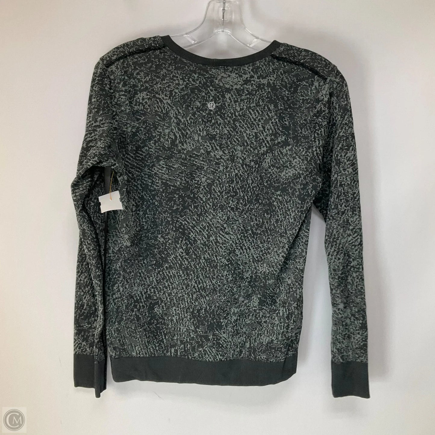 Athletic Top Long Sleeve Crewneck By Lululemon In Black, Size: 8