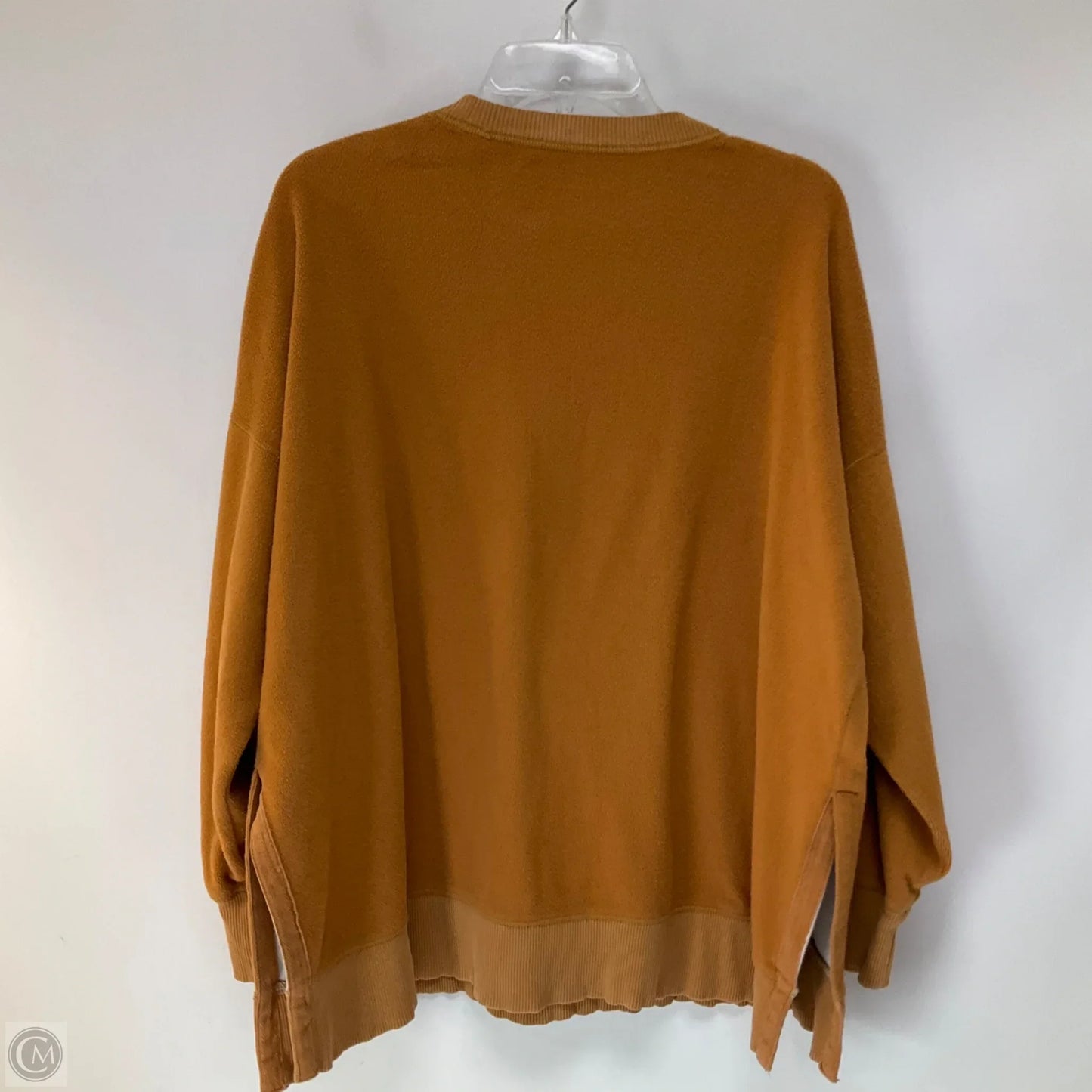 Top Long Sleeve By Aerie In Tan, Size: L