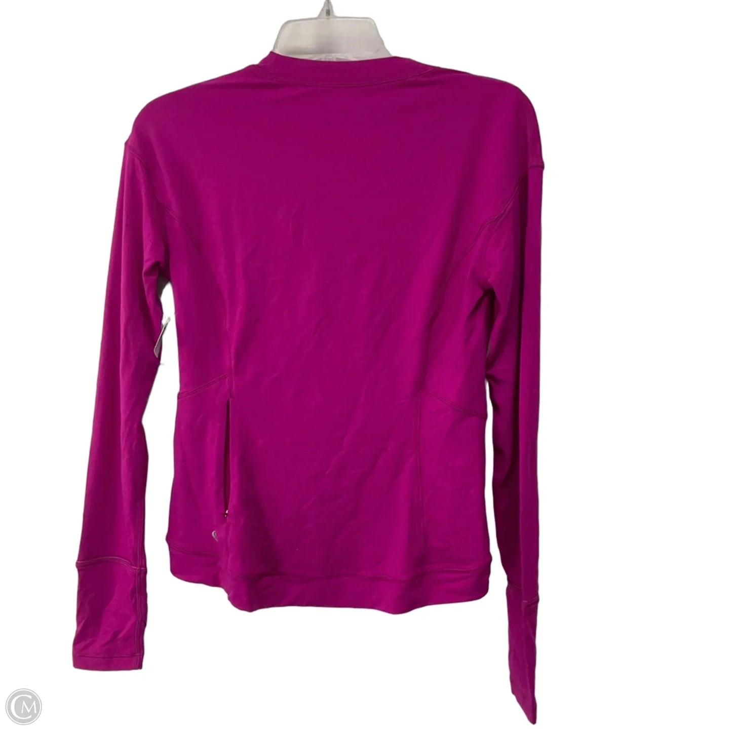 Athletic Top Long Sleeve Crewneck By Lululemon In Purple, Size: 8