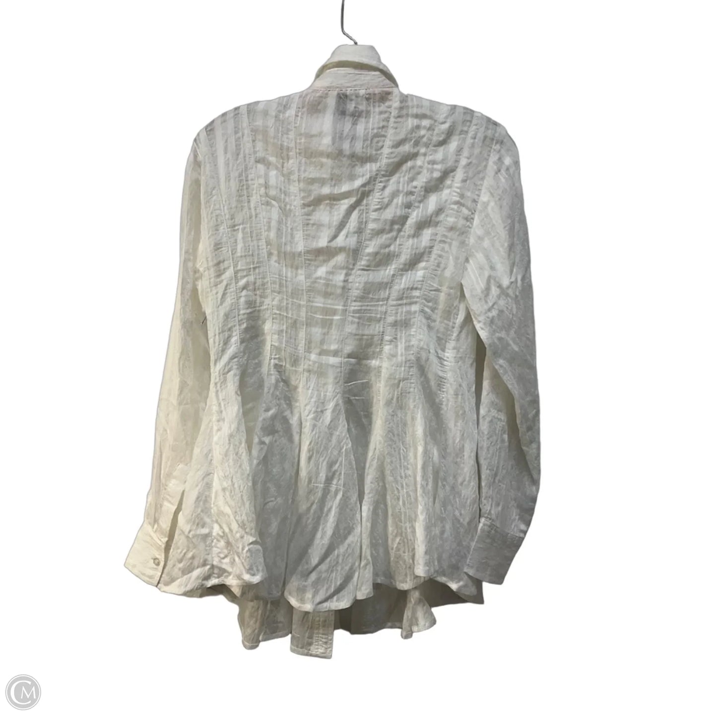 Top Long Sleeve By Maeve In White, Size: Xs