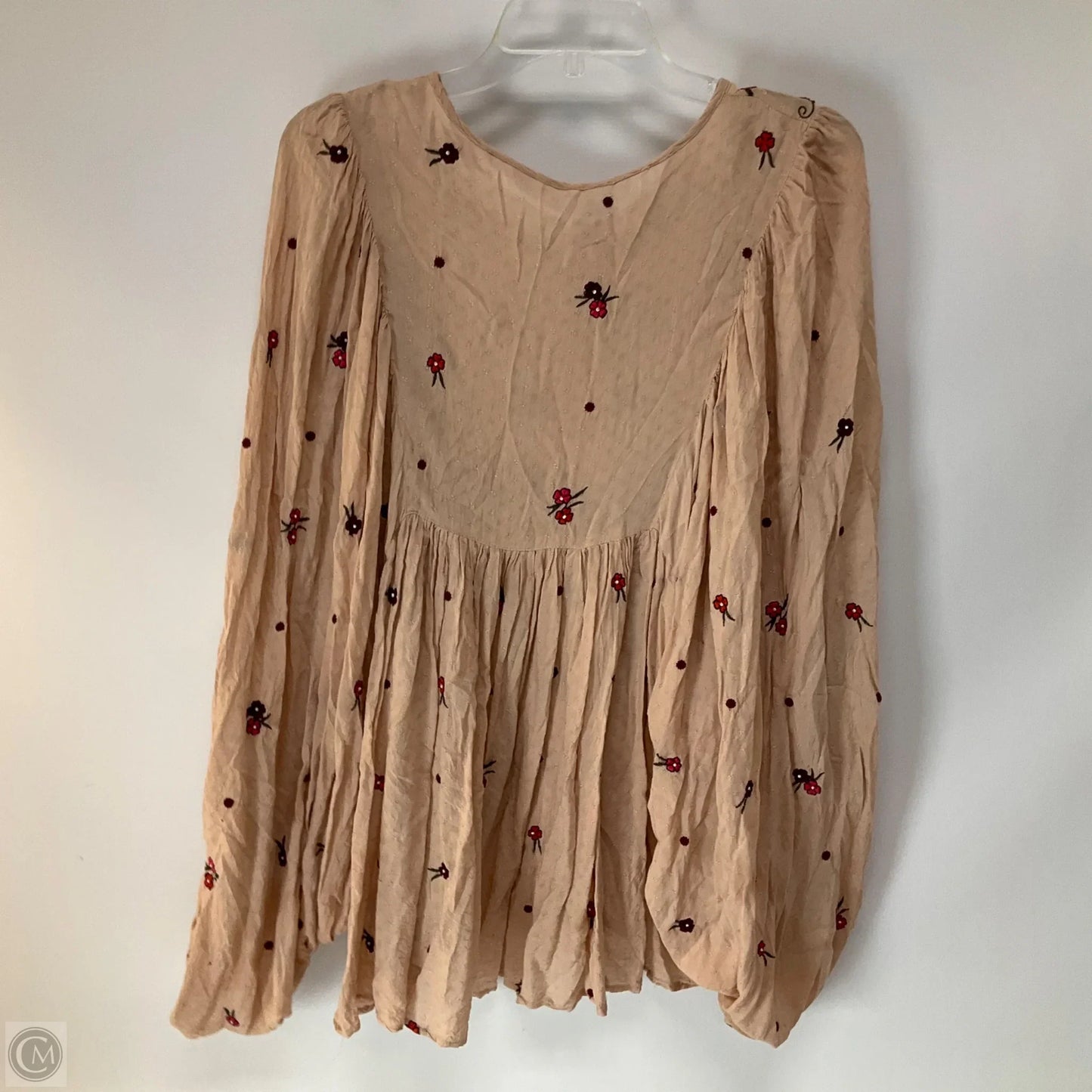 Top Long Sleeve By Free People In Floral Print, Size: S