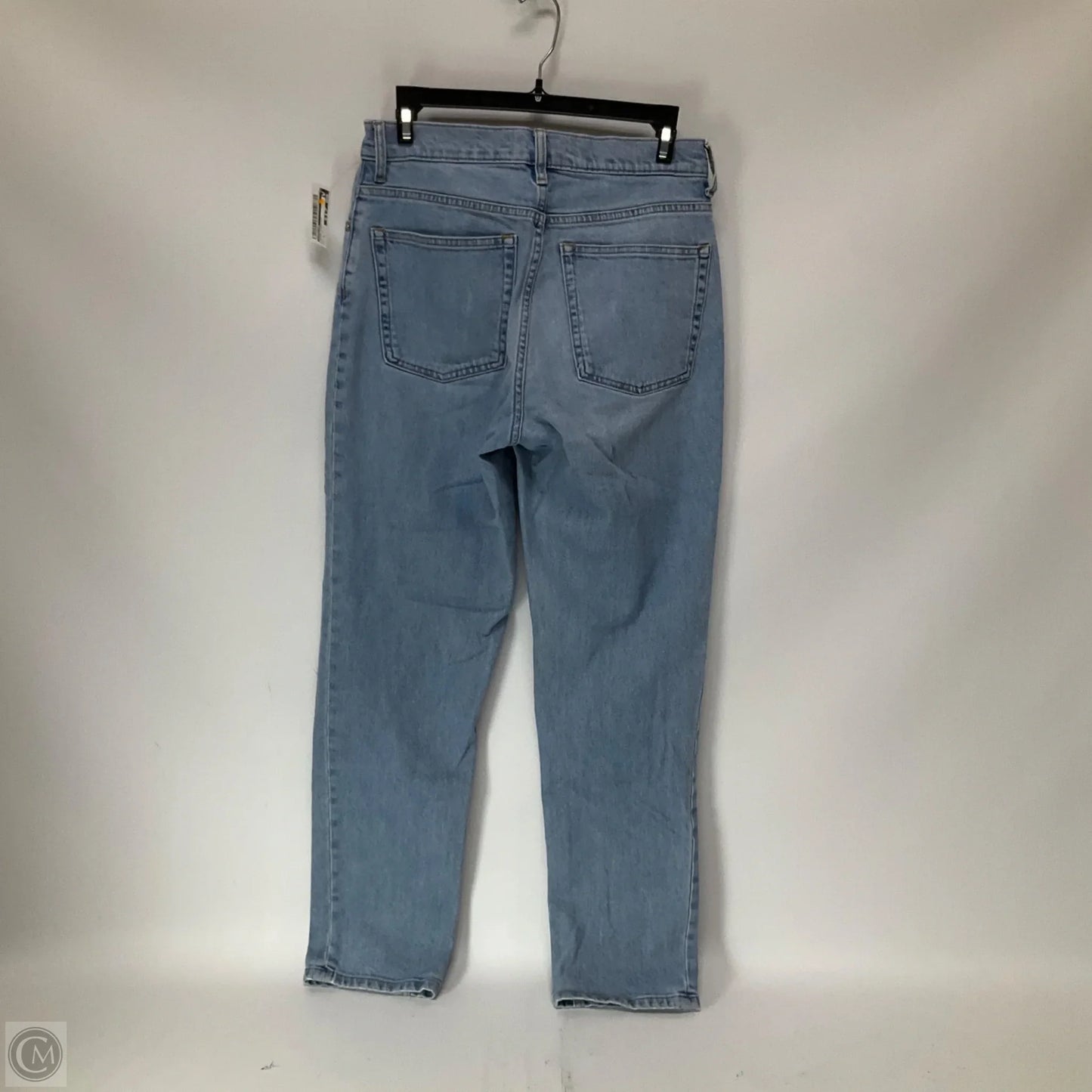 Jeans Straight By Everlane In Blue Denim, Size: 4