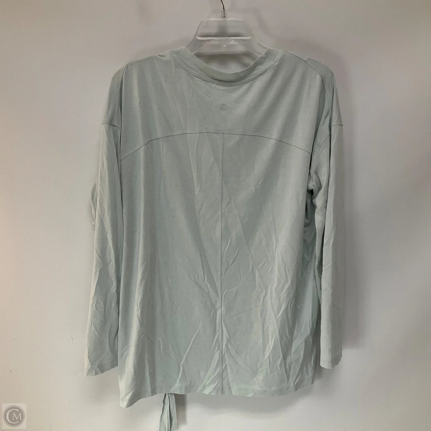 Athletic Top Long Sleeve Crewneck By Lululemon In Blue, Size: M