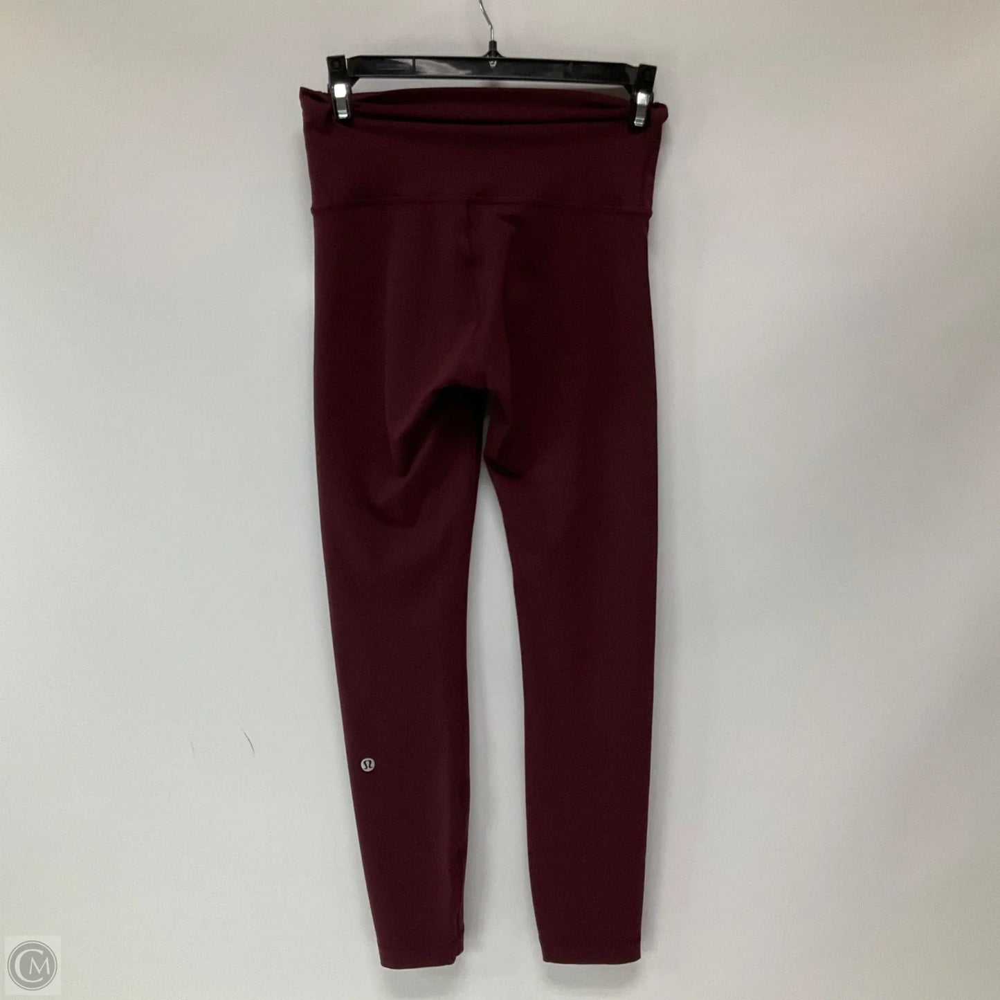 Athletic Leggings By Lululemon In Maroon, Size: Xs