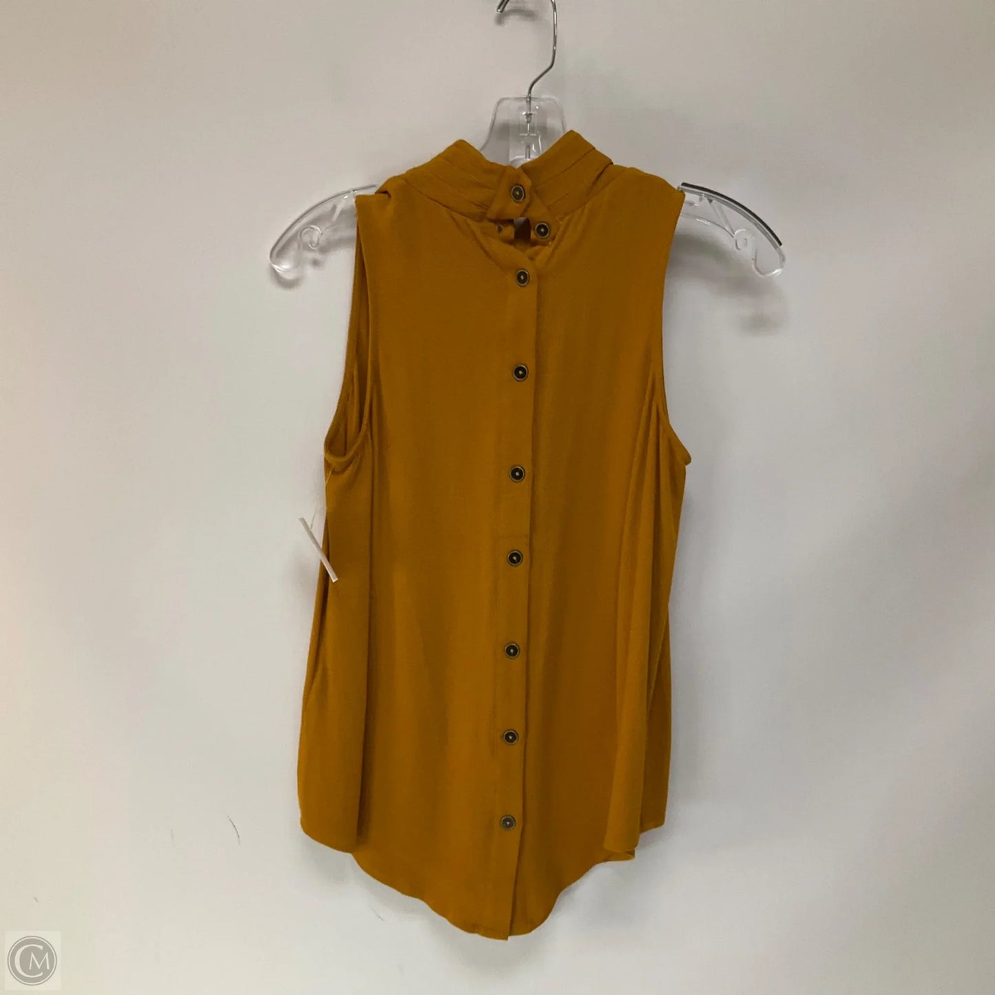 Top Sleeveless By Maeve In Yellow, Size: 2