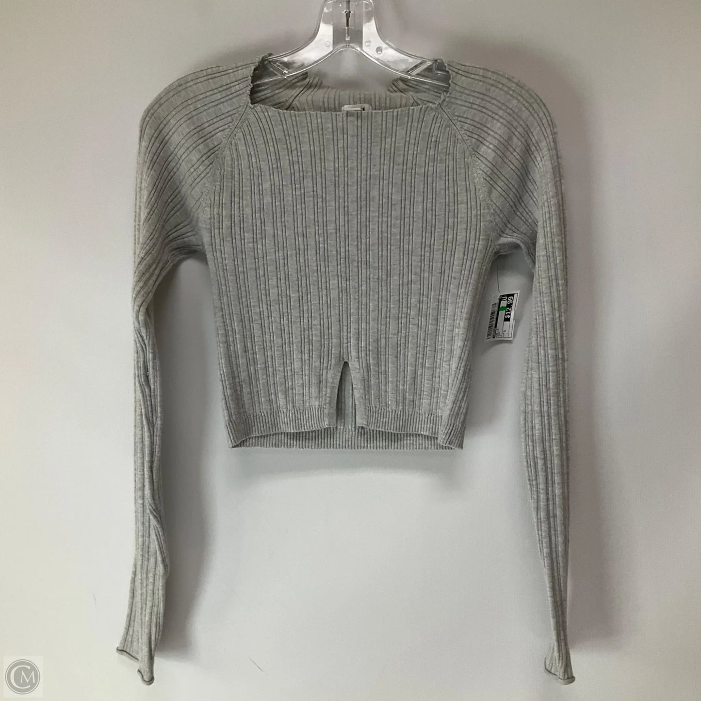 Top Long Sleeve By Garage In Grey, Size: S