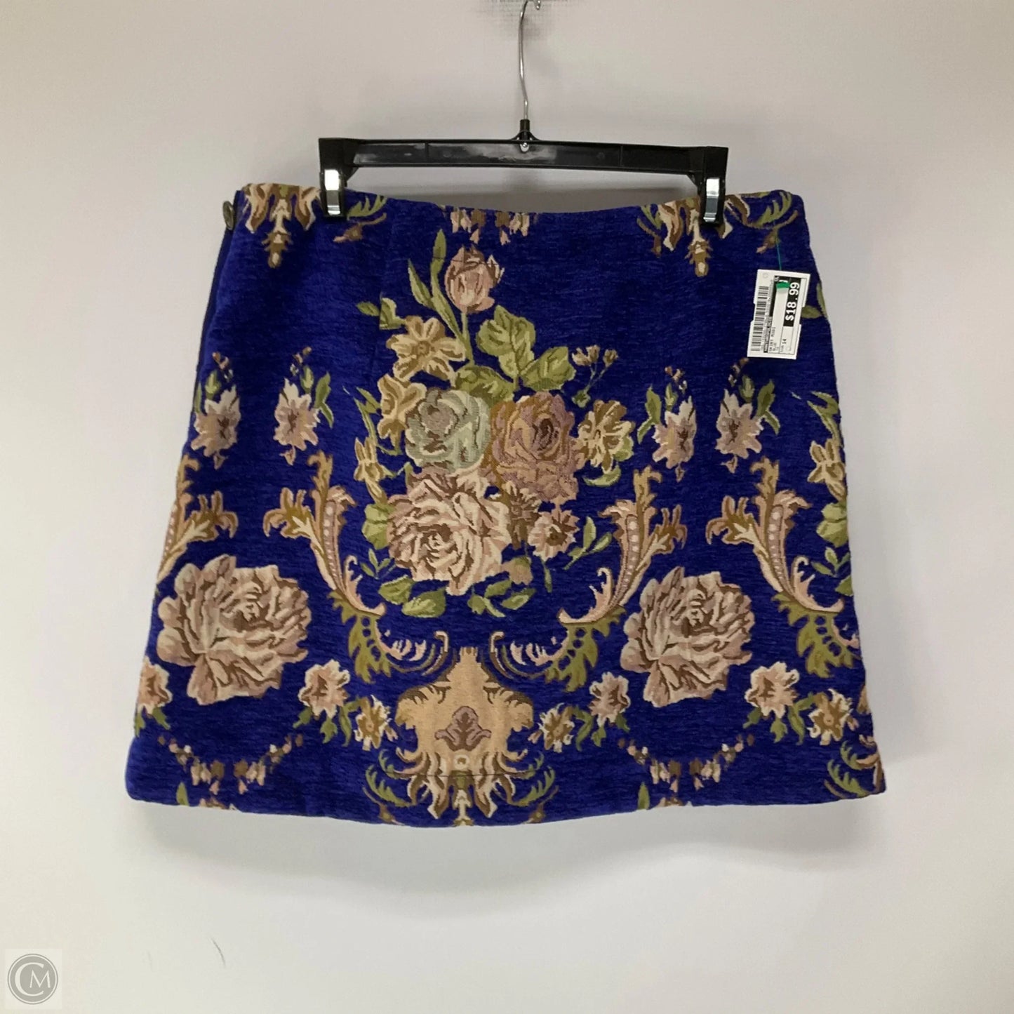 Skirt Midi By Anthropologie In Blue, Size: 14