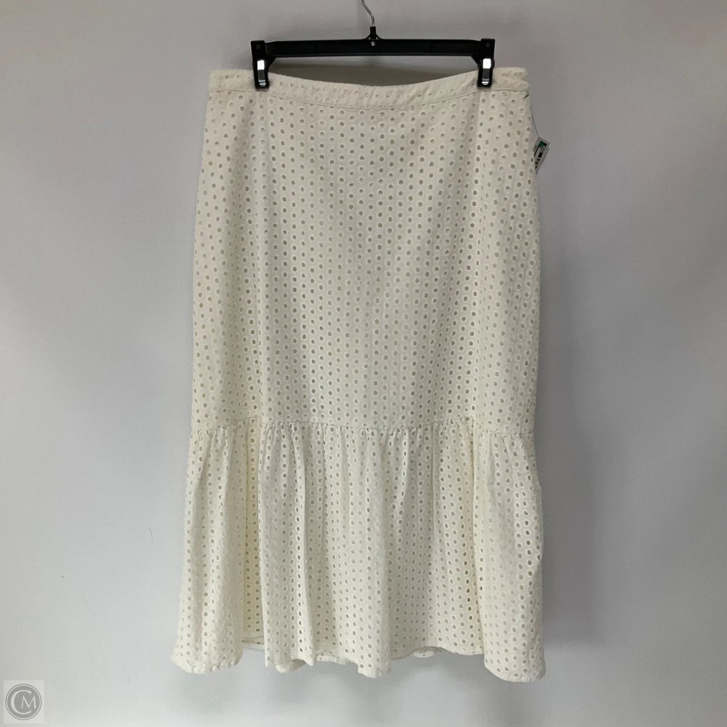 Skirt Maxi By Anthropologie In White, Size: 10
