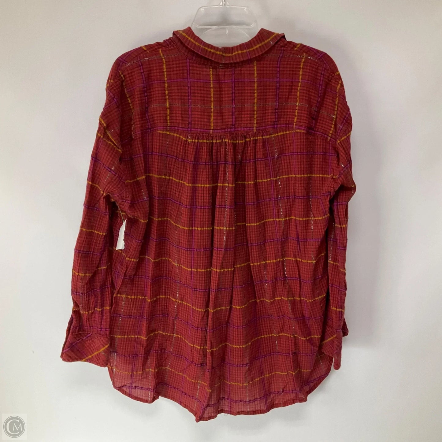 Top Long Sleeve By Free People In Red, Size: S