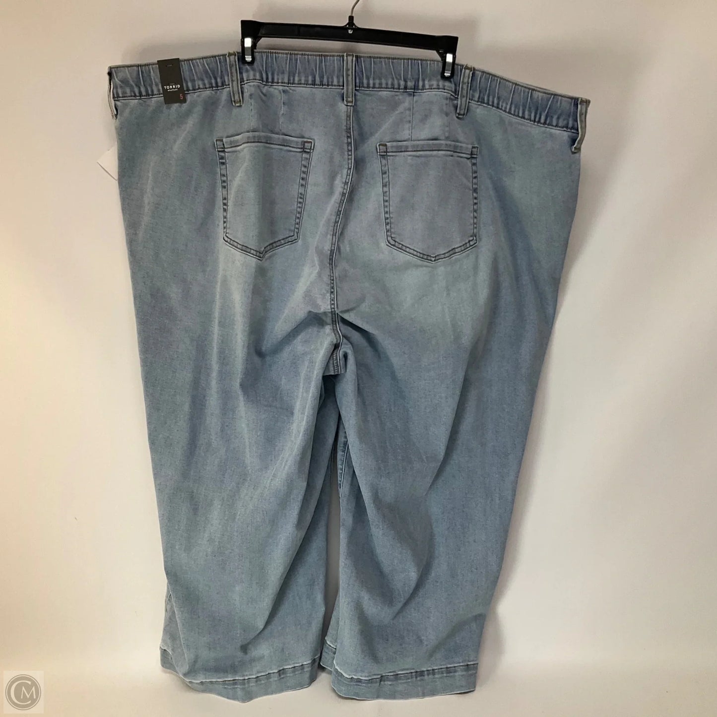 Jeans Cropped By Torrid In Blue Denim, Size: 5x