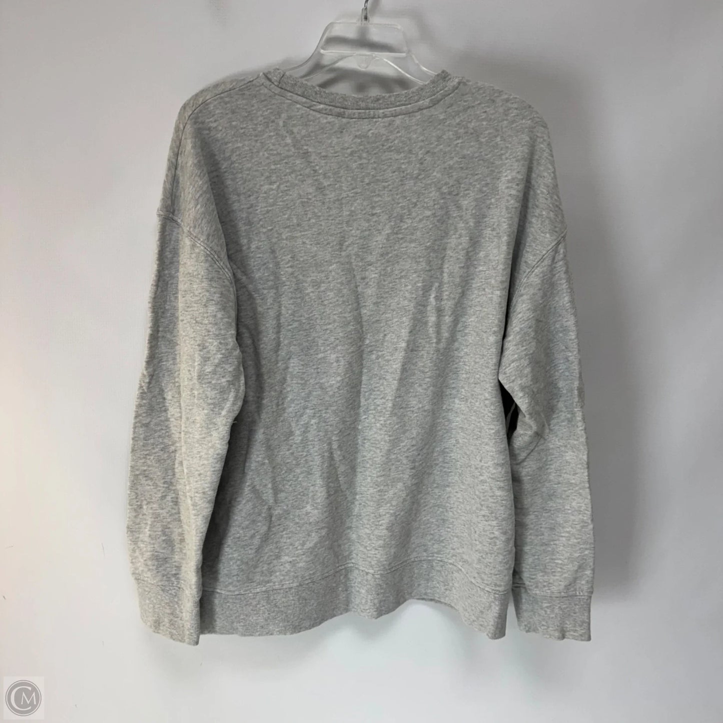 Sweatshirt Crewneck By Shiraleah In Grey, Size: L