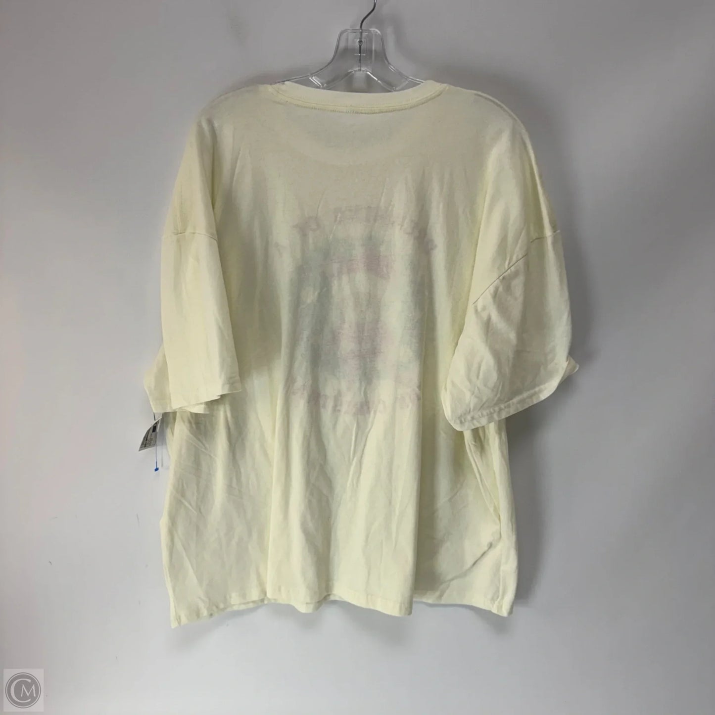 Top Short Sleeve By Cmf In Cream, Size: 2x