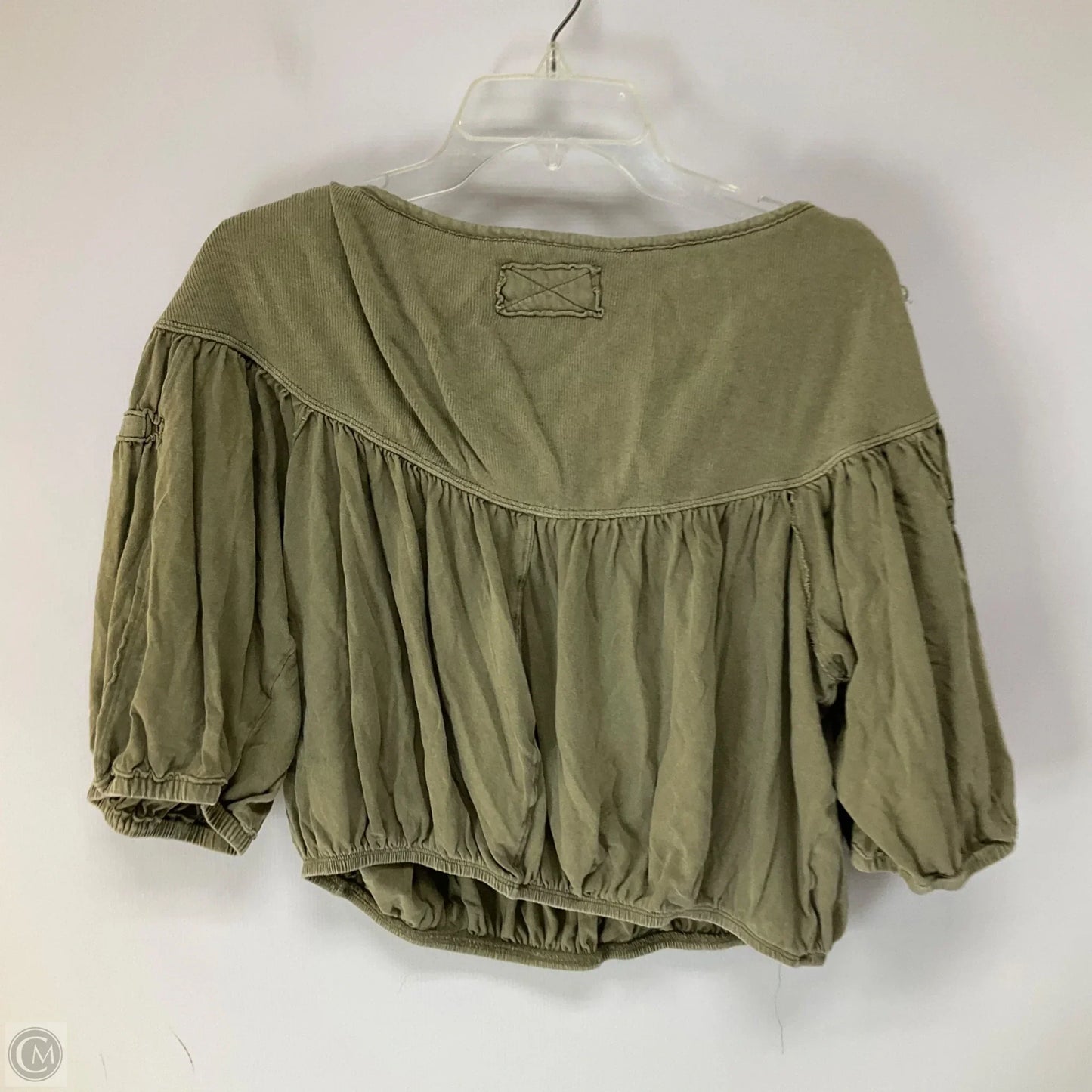 Top 3/4 Sleeve By We The Free In Green, Size: L