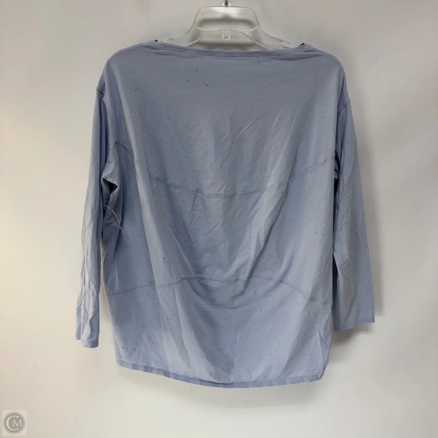 Athletic Top Long Sleeve Crewneck By Lululemon In Blue, Size: M