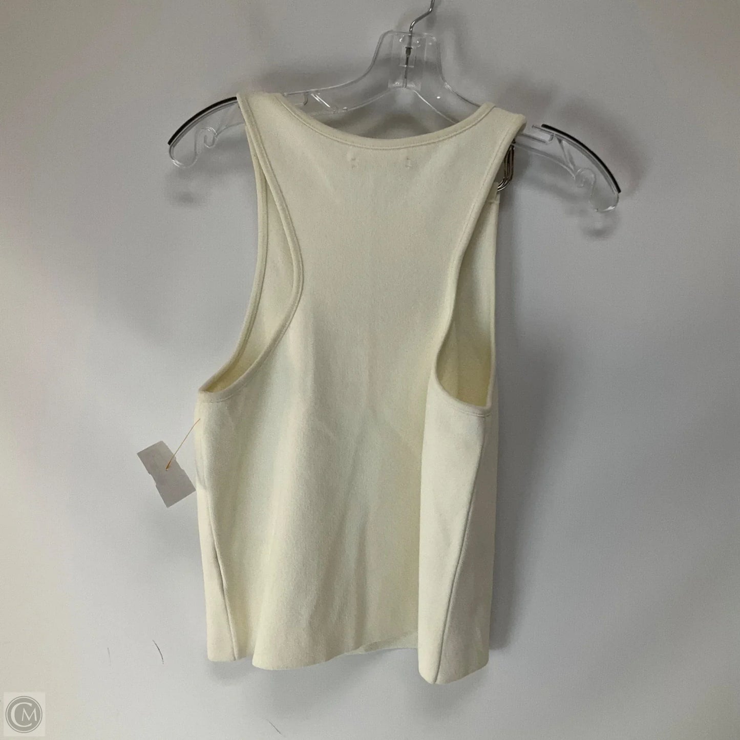 Top Sleeveless By Anthropologie In White, Size: L