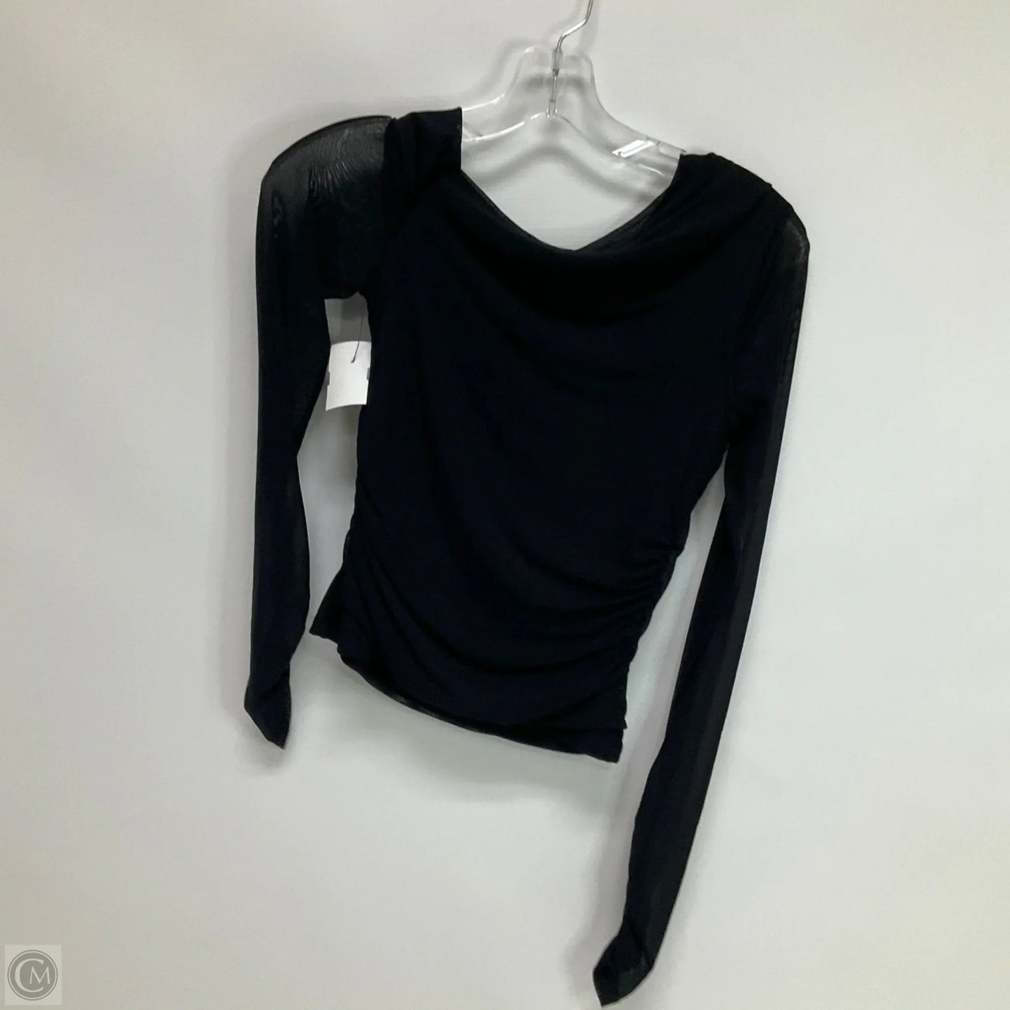 Top Long Sleeve By Anthropologie In Black, Size: Xxs
