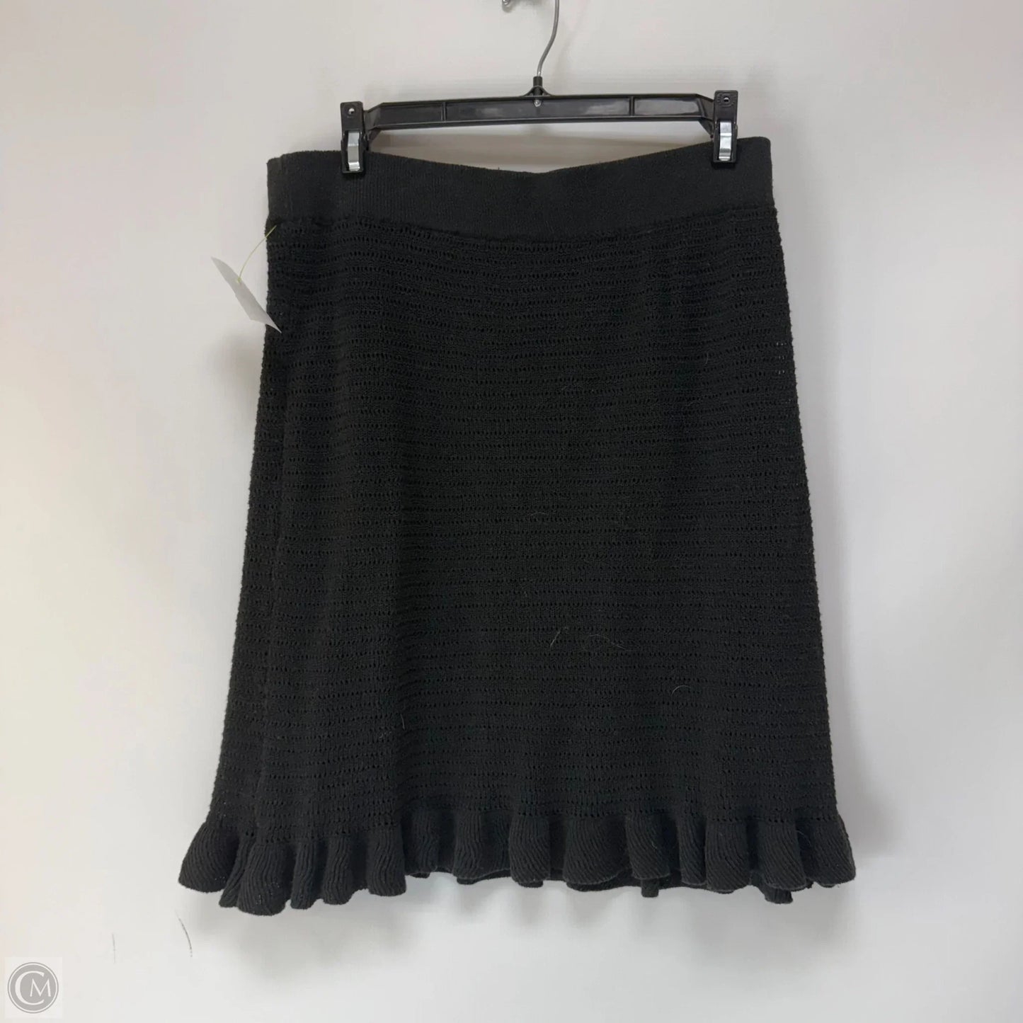 Skirt Midi By Anthropologie In Black, Size: M