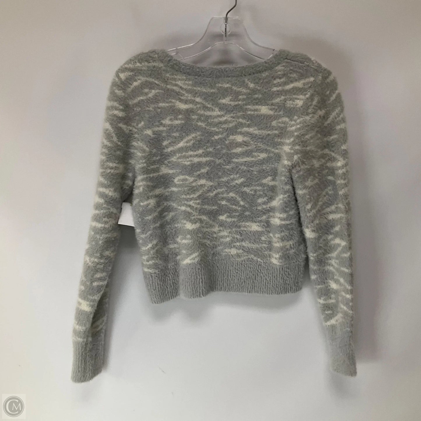 Sweater Cardigan By Abercrombie And Fitch In Grey, Size: S