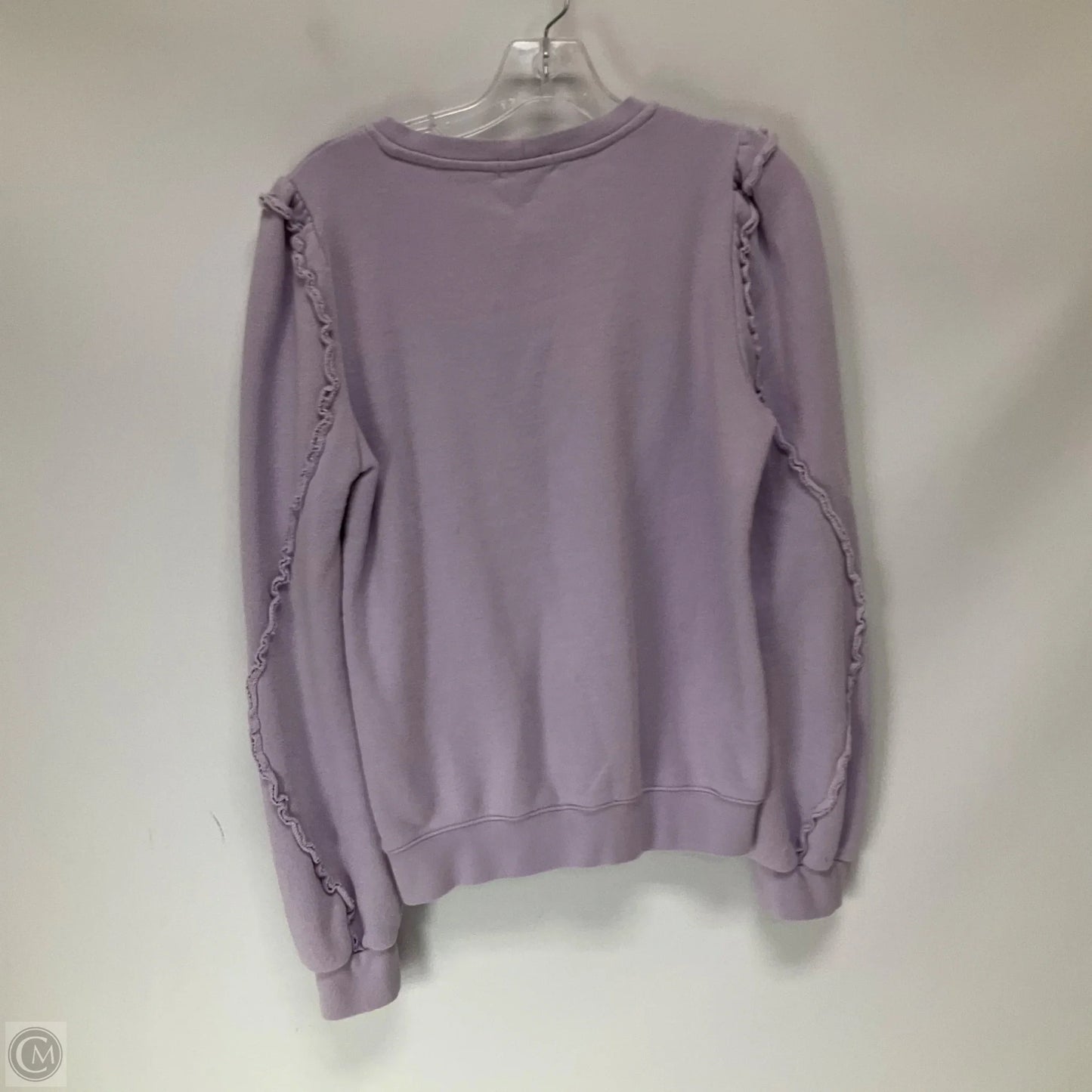 Top Long Sleeve By Evereve In Purple, Size: S