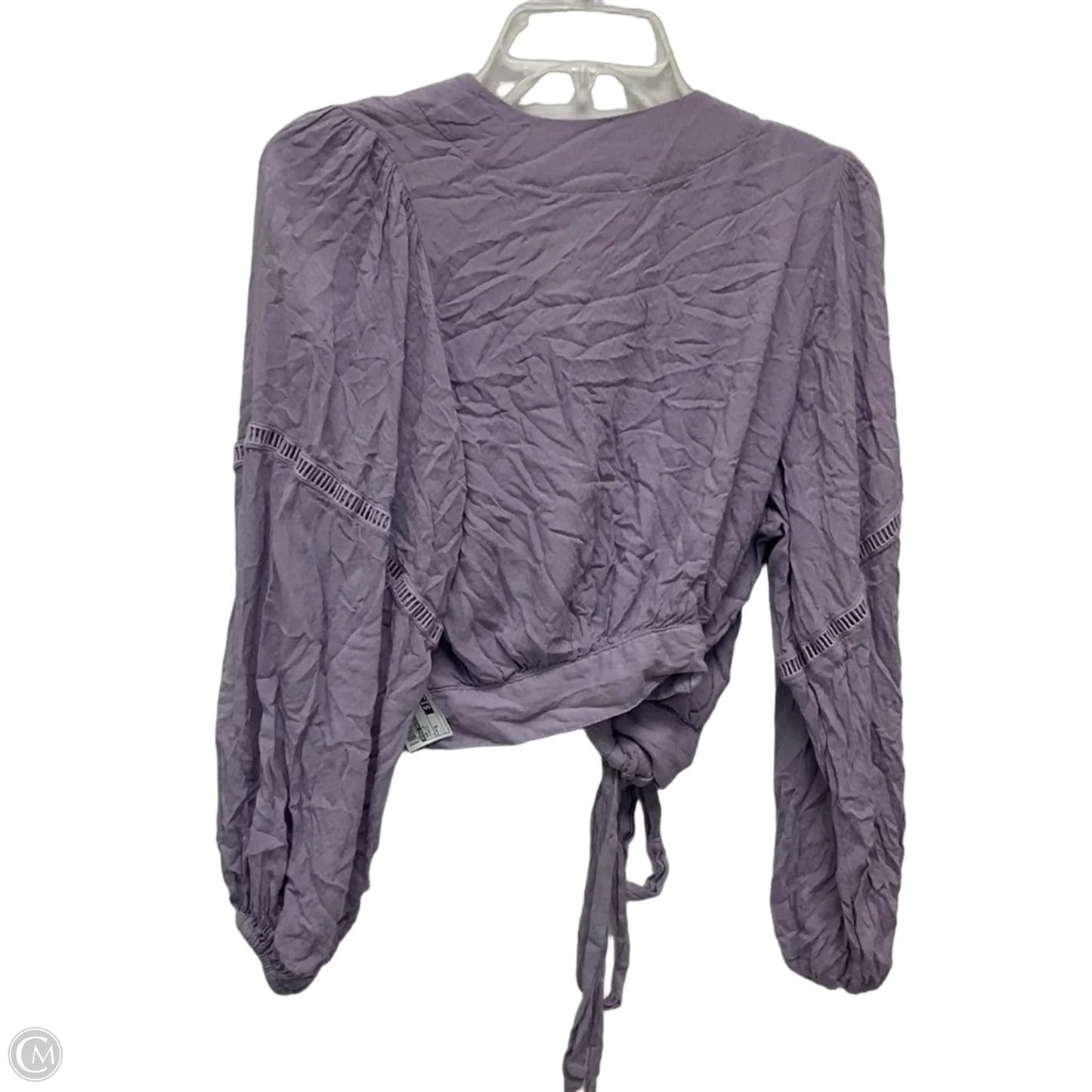 Top Long Sleeve By Free People In Purple, Size: S