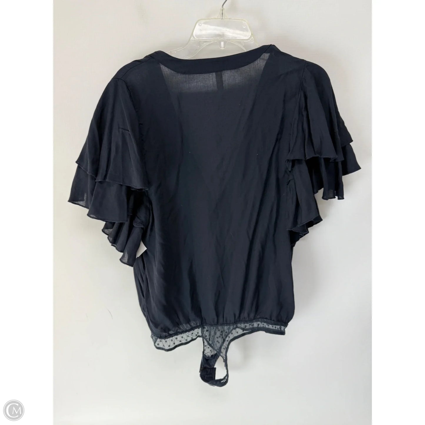 Top Short Sleeve By Free People In Navy, Size: L
