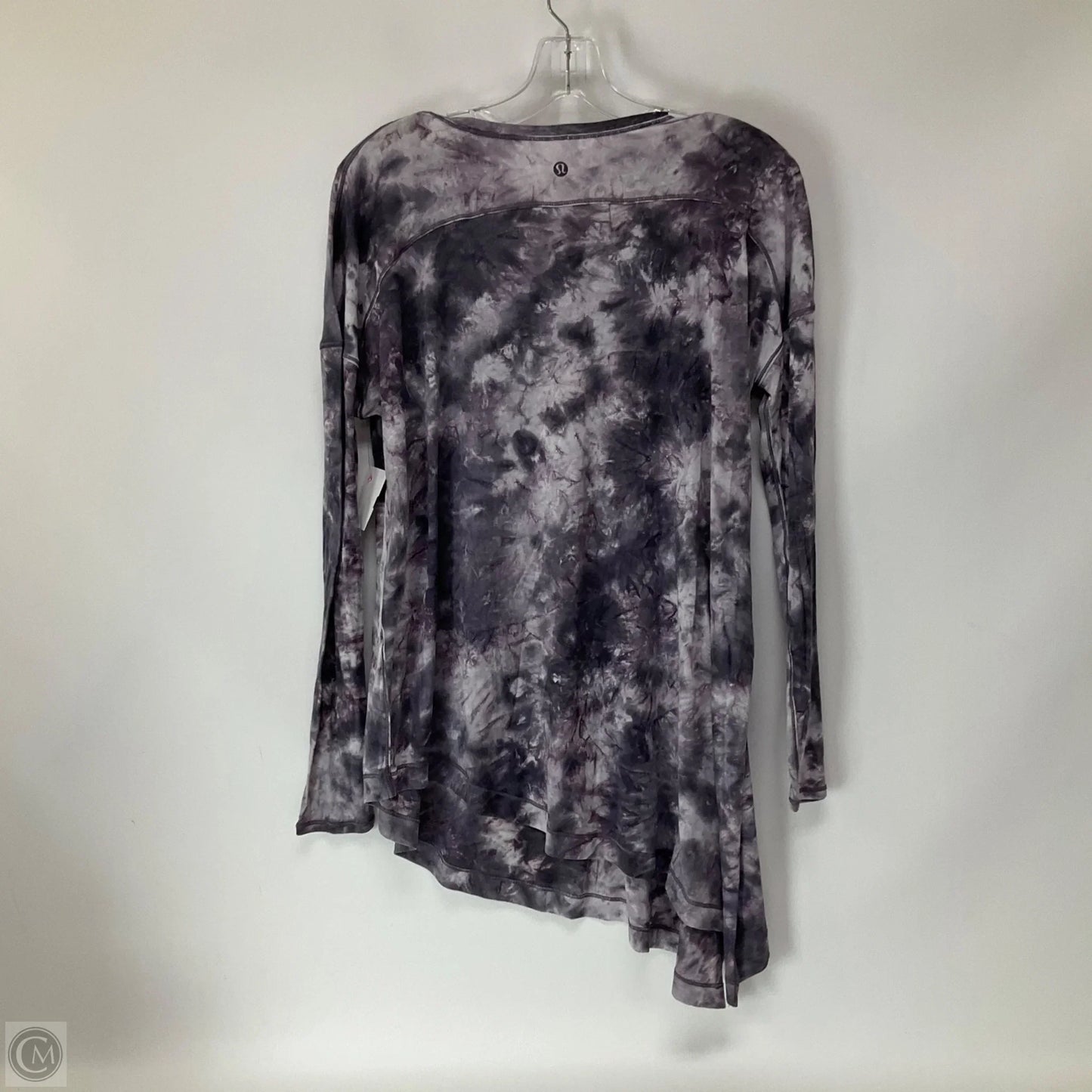 Athletic Top Long Sleeve Crewneck By Lululemon In Purple, Size: L