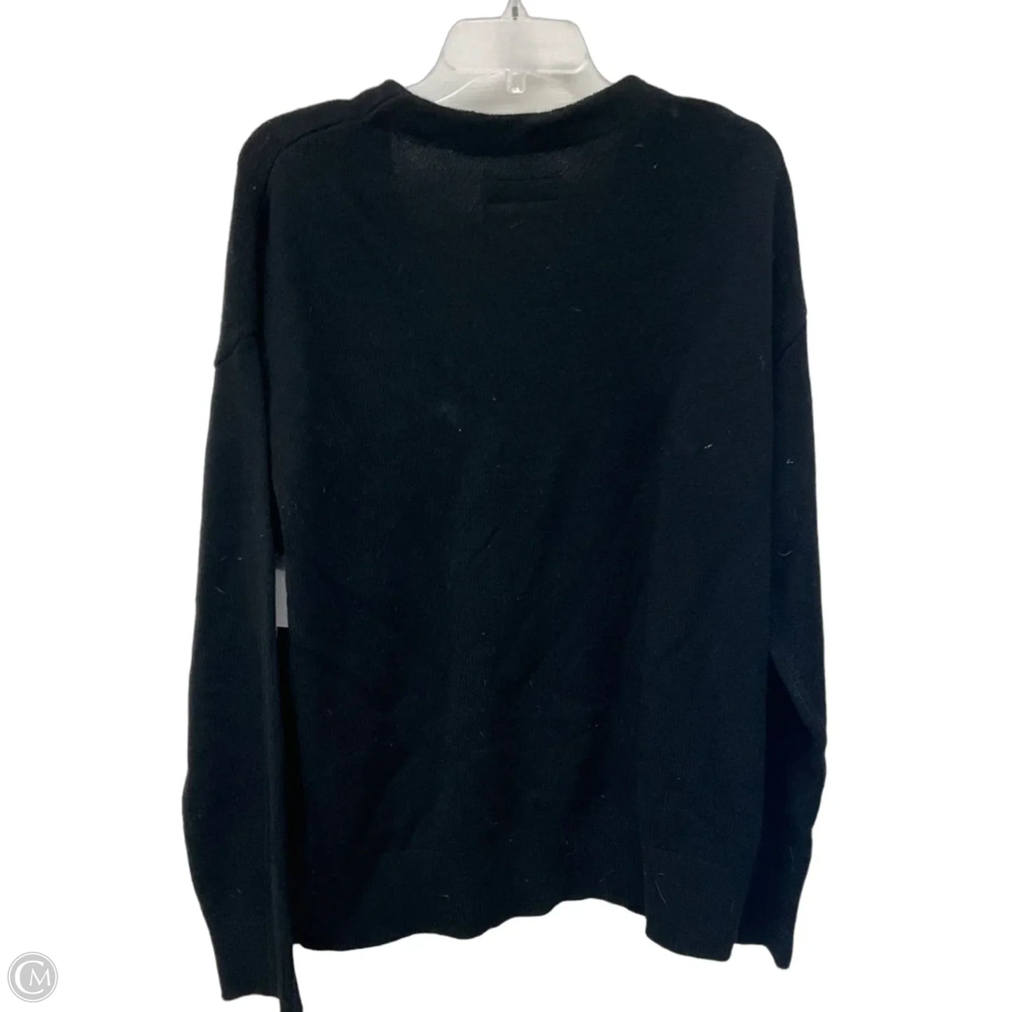 Sweater Cardigan Designer By All Saints In Black, Size: M